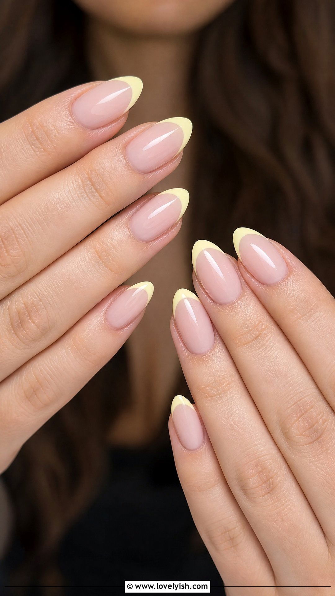 Butter Yellow French Tip Nails - 39 nail ideas 2026 - 39 nail ideas 2026