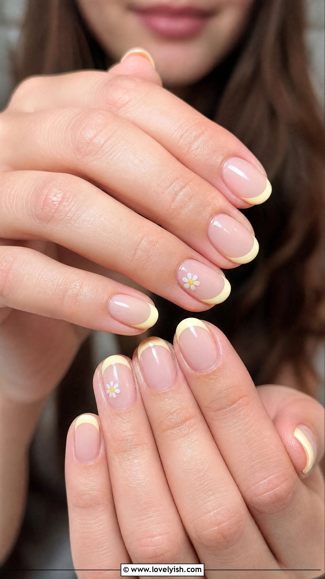 Butter Yellow French Tip Nails - 50 colored french tip nails - 50 colored french tip nails