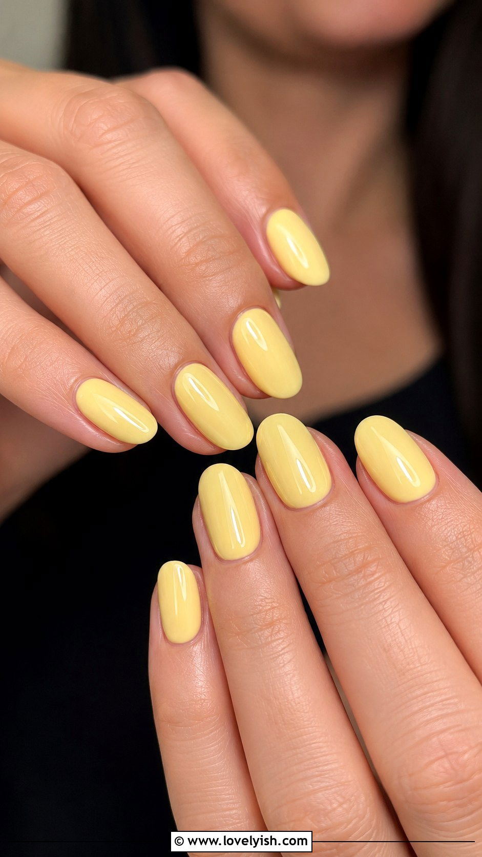Butter Yellow Gel Nails - 34 nail design art ideas - 34 nail design art ideas
