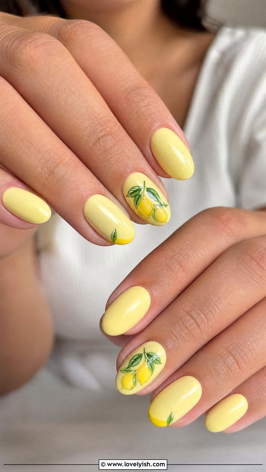 Butter Yellow Lemon Nails - 50 butter yellow nails - 50 butter yellow nails