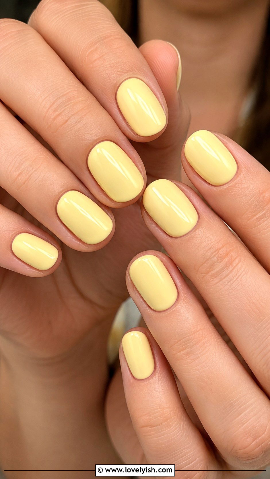 Butter Yellow Manicure - 50 manicure - 50 manicure