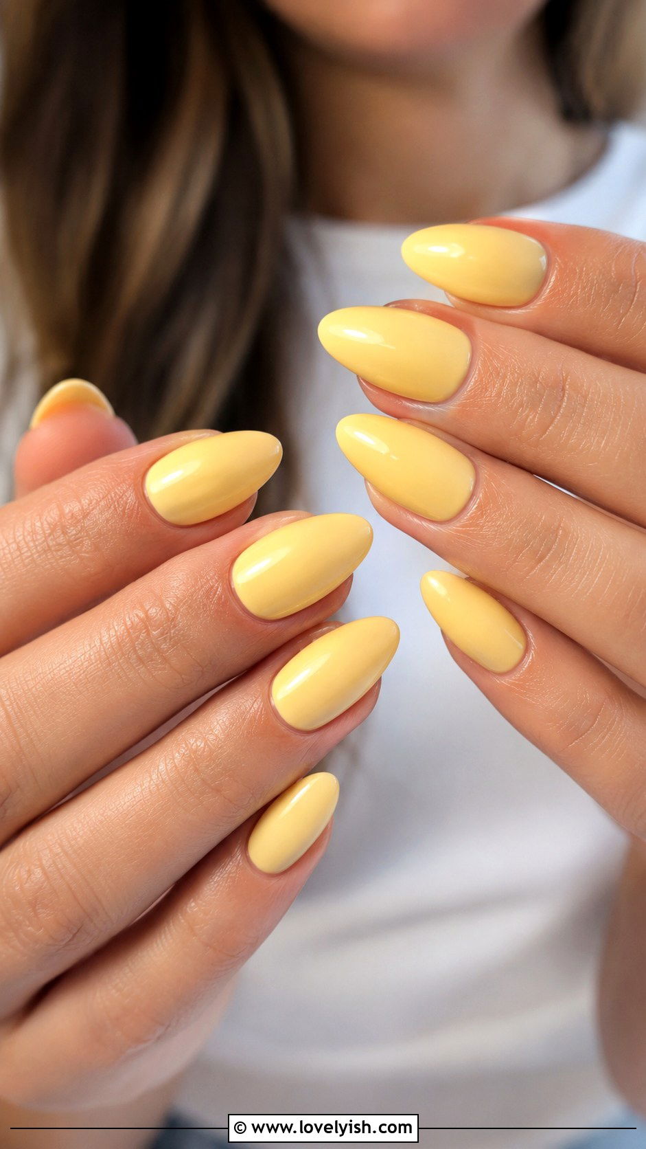 Butter Yellow Nails - 50 yellow nails - 50 yellow nails