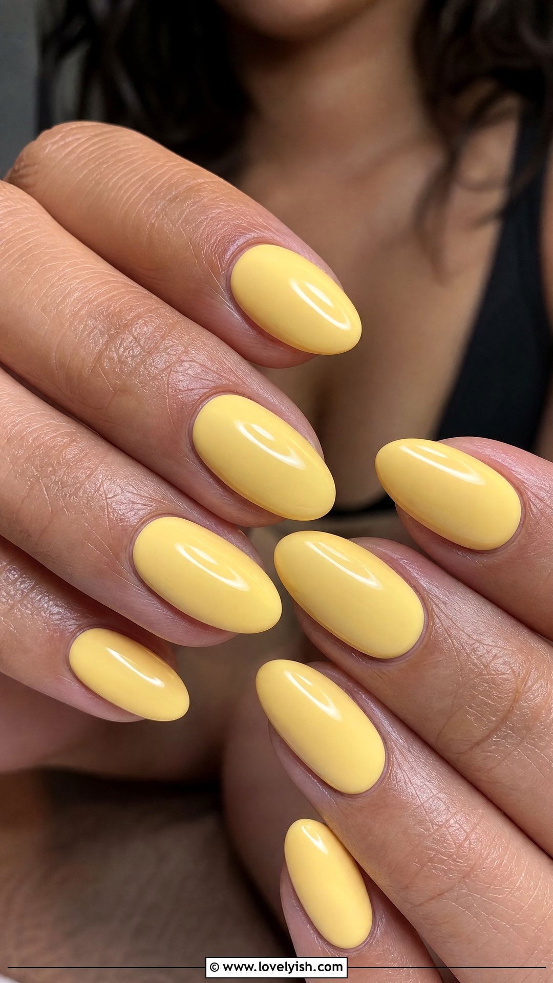 Butter Yellow Nails - 25 mothers day nail designs - 25 mother's day nail designs