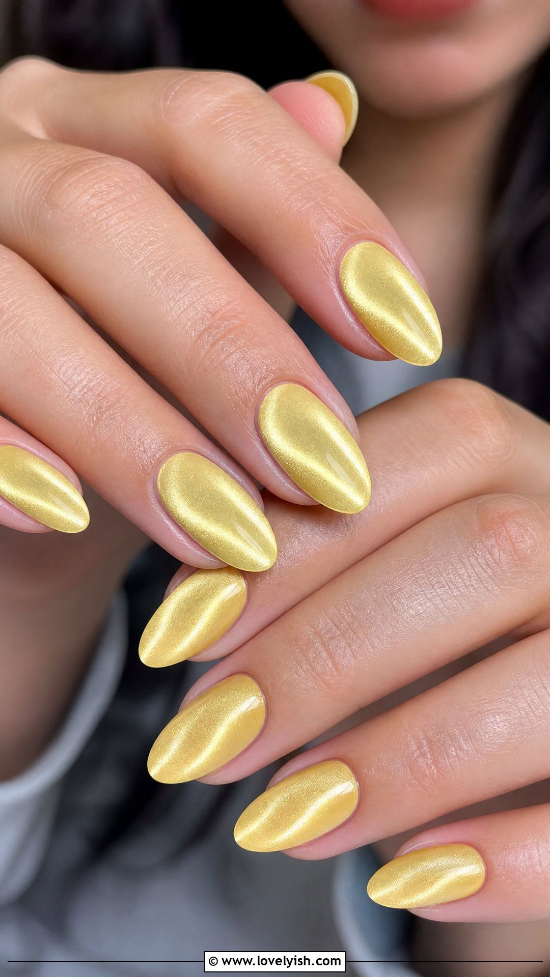 Butter Yellow Velvet Nails - 50 butter yellow nails - 50 butter yellow nails