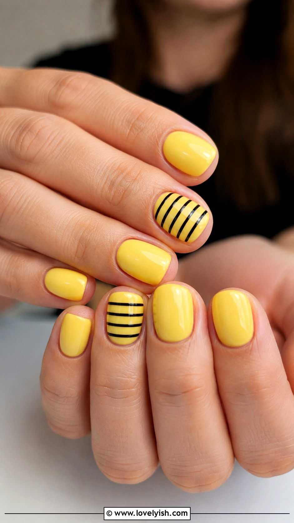 Butterfly Accent Nails - 31 simple nail art ideas - 31 simple nail art ideas