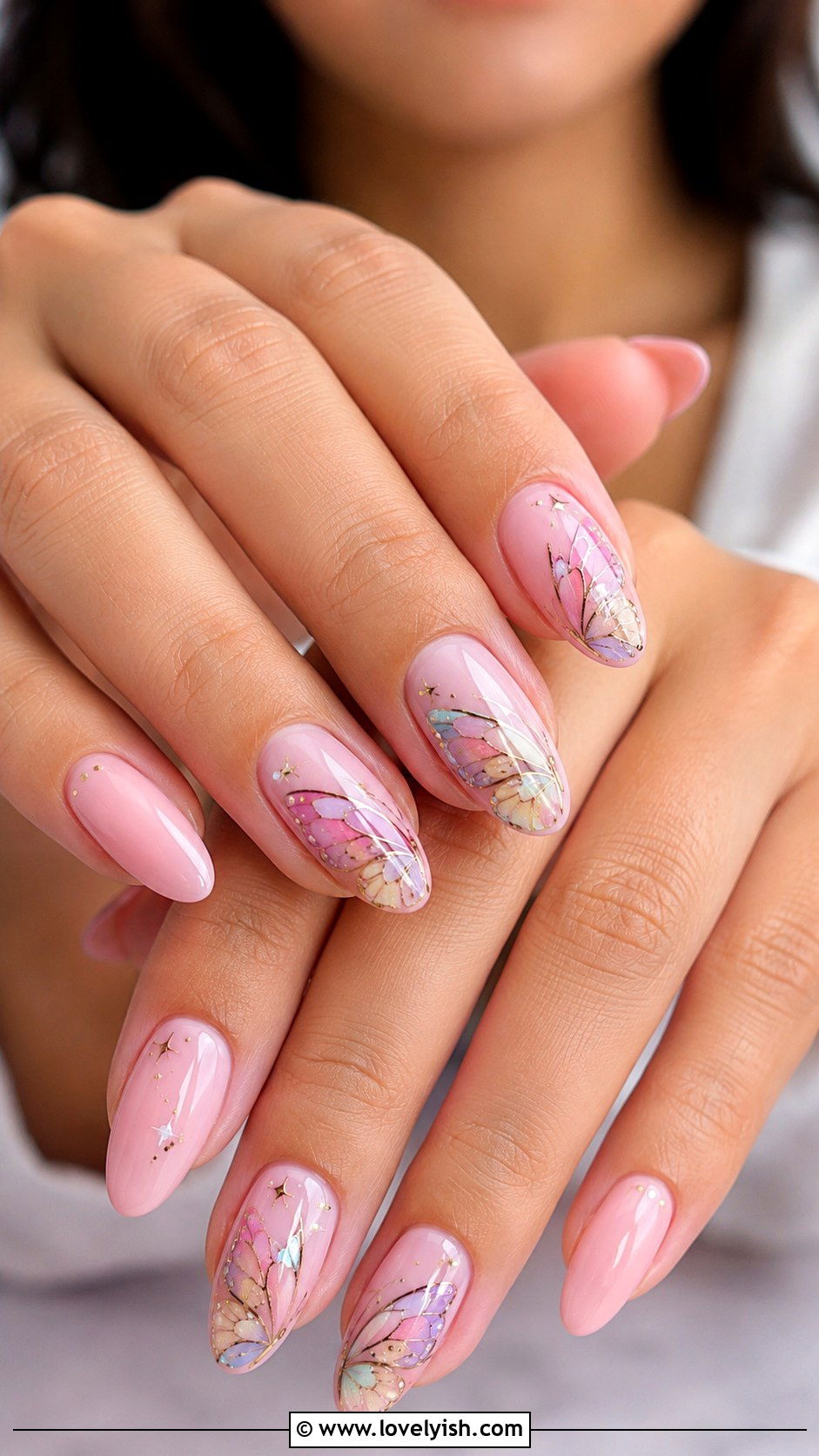 Butterfly Nail Art - 50 diy nail art - 50 diy nail art