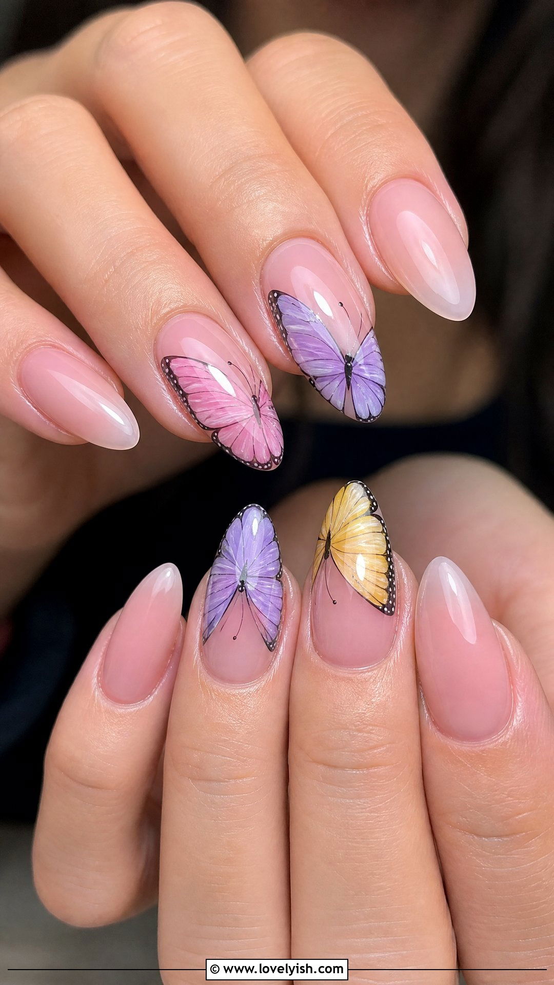 Butterfly Wing Nails - 50 spring nails - 50 spring nails