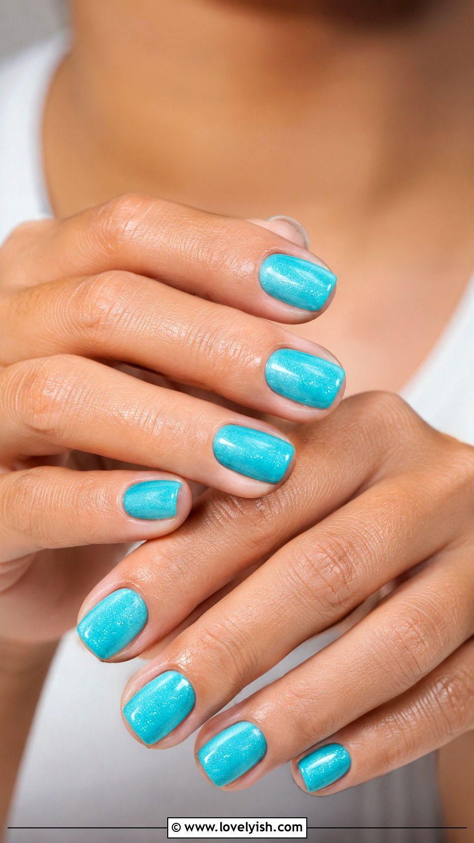Caribbean Blue Ocean Nails - 50 ocean nails - 50 ocean nails