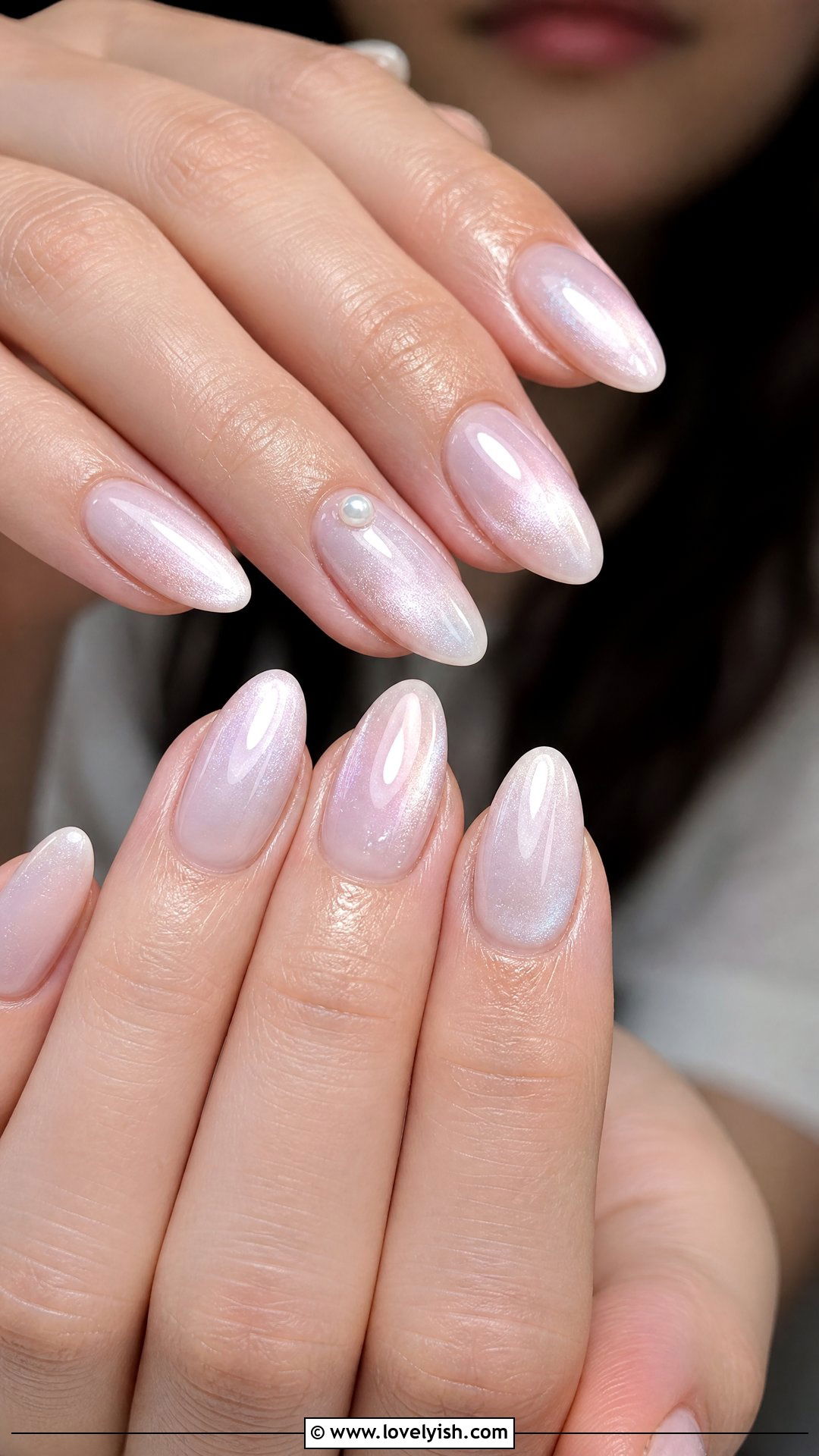 Cat Eye Bridal Nails - 50 cateye nail designs - 50 cateye nail designs