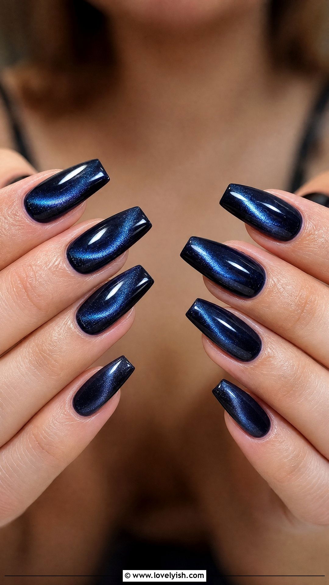 Cat Eye Magnetic Builder Gel Nails - 50 builder gel nails - 50 builder gel nails