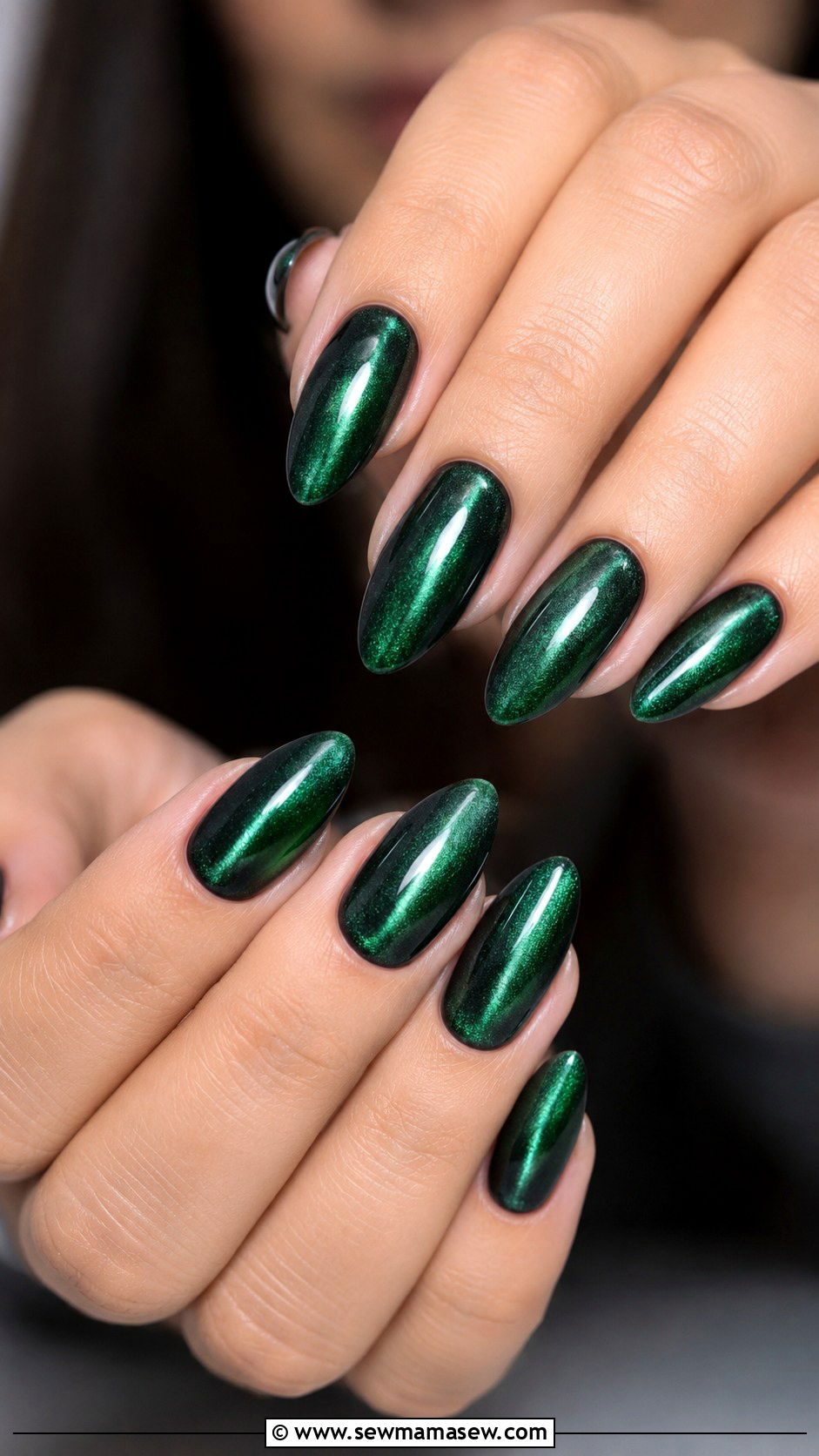 Cat Eye Magnetic Gel Nails - 50 gel polish - 50 gel polish