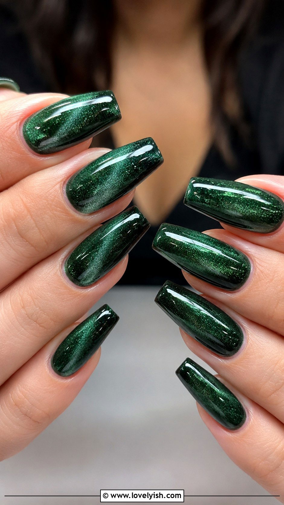 Cat Eye Magnetic Gel X Nails - 25 gel x nail designs - 25 gel x nail designs