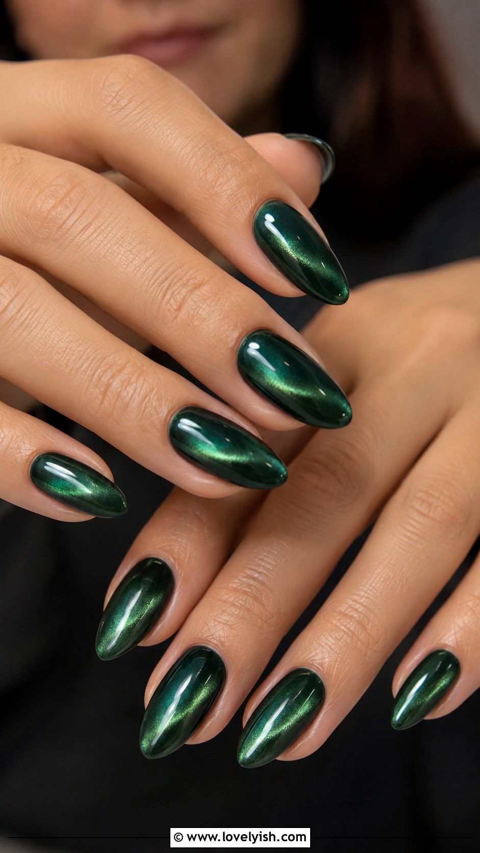 Cat Eye Magnetic Nails - 47 nail inspiration - 47 nail inspiration