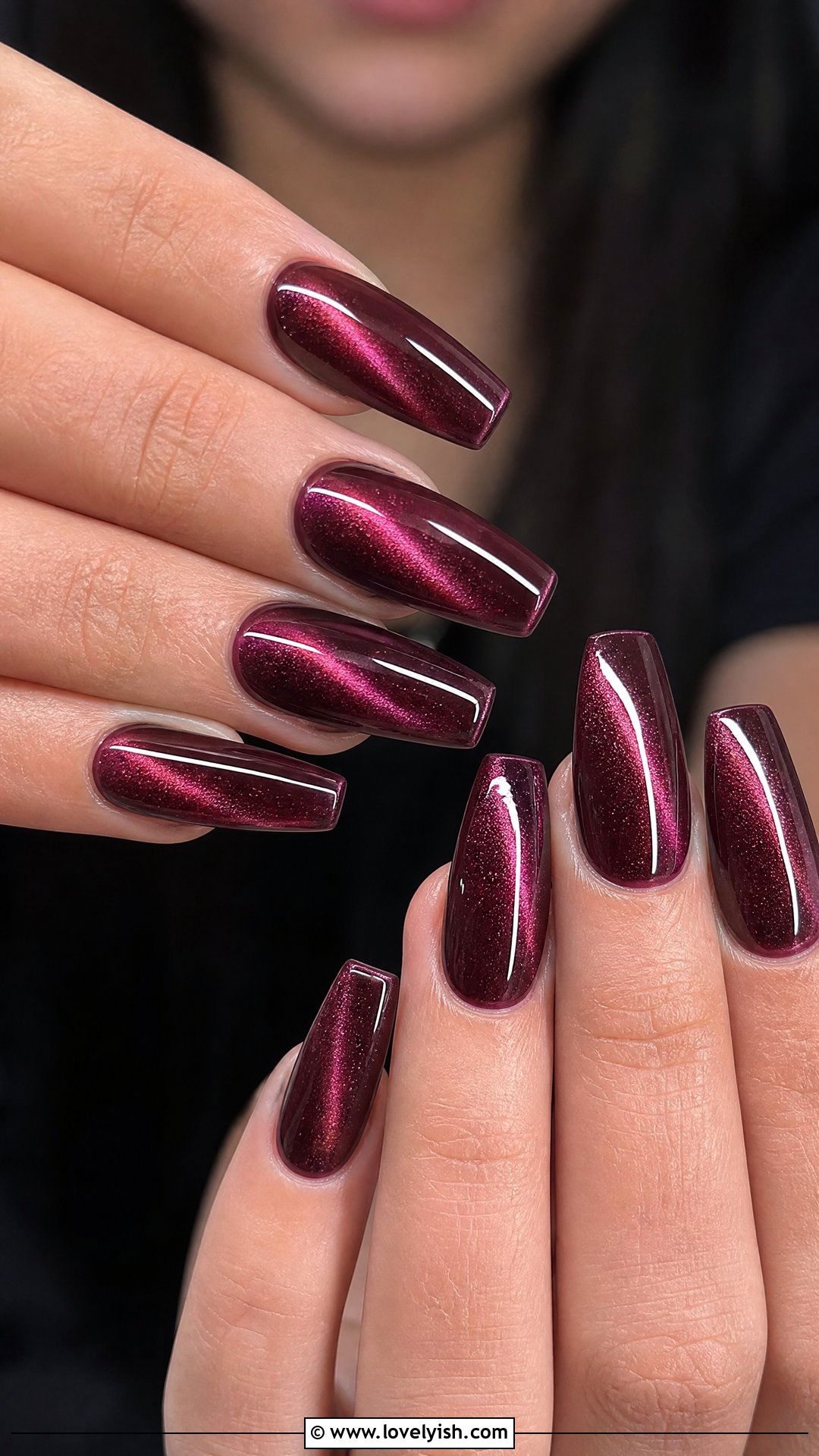 Cat Eye Nails - 50 popular nail designs - 50 popular nail designs