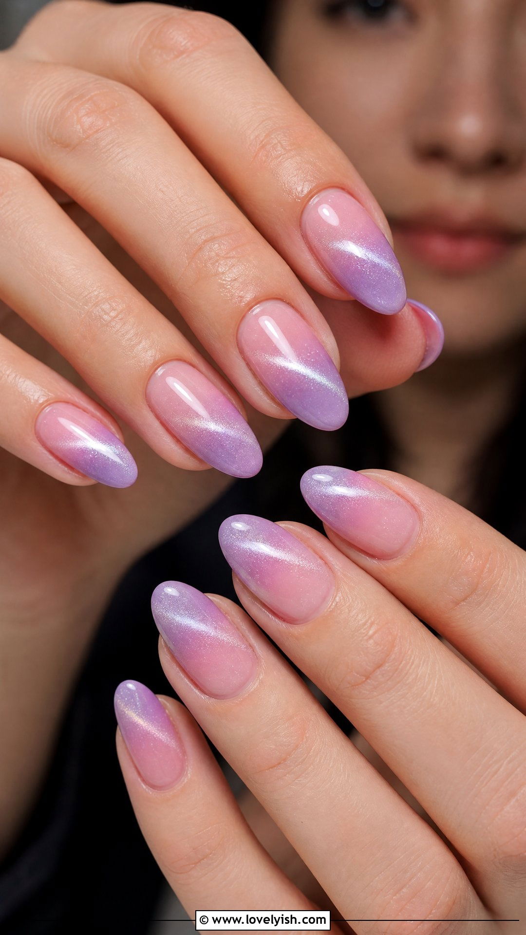 Cat Eye Ombre Nails - 38 cat eye nail designs - 38 cat eye nail designs