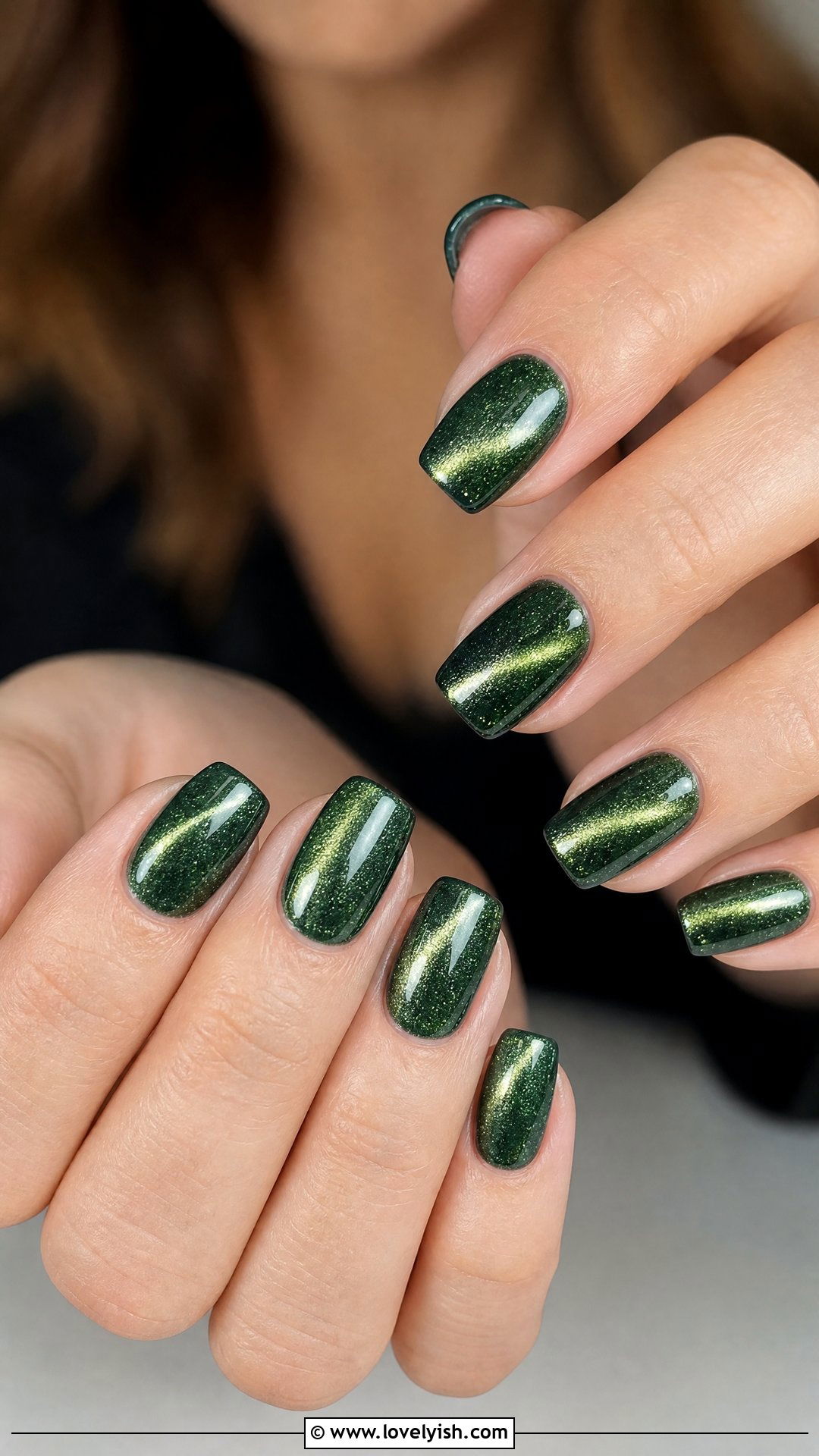 Cat Eye Short Coffin Nails - 25 short coffin nails designs - 25 short coffin nails designs