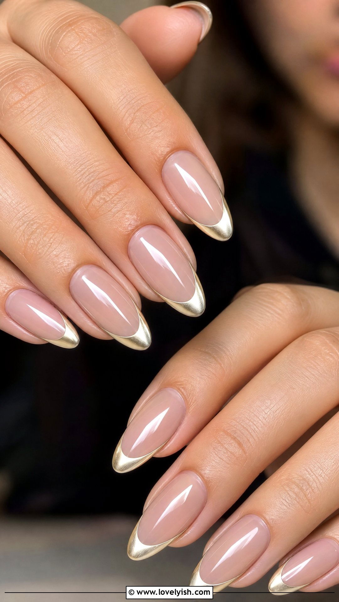 Champagne French Tip Nails - 50 colored french tip nails - 50 colored french tip nails