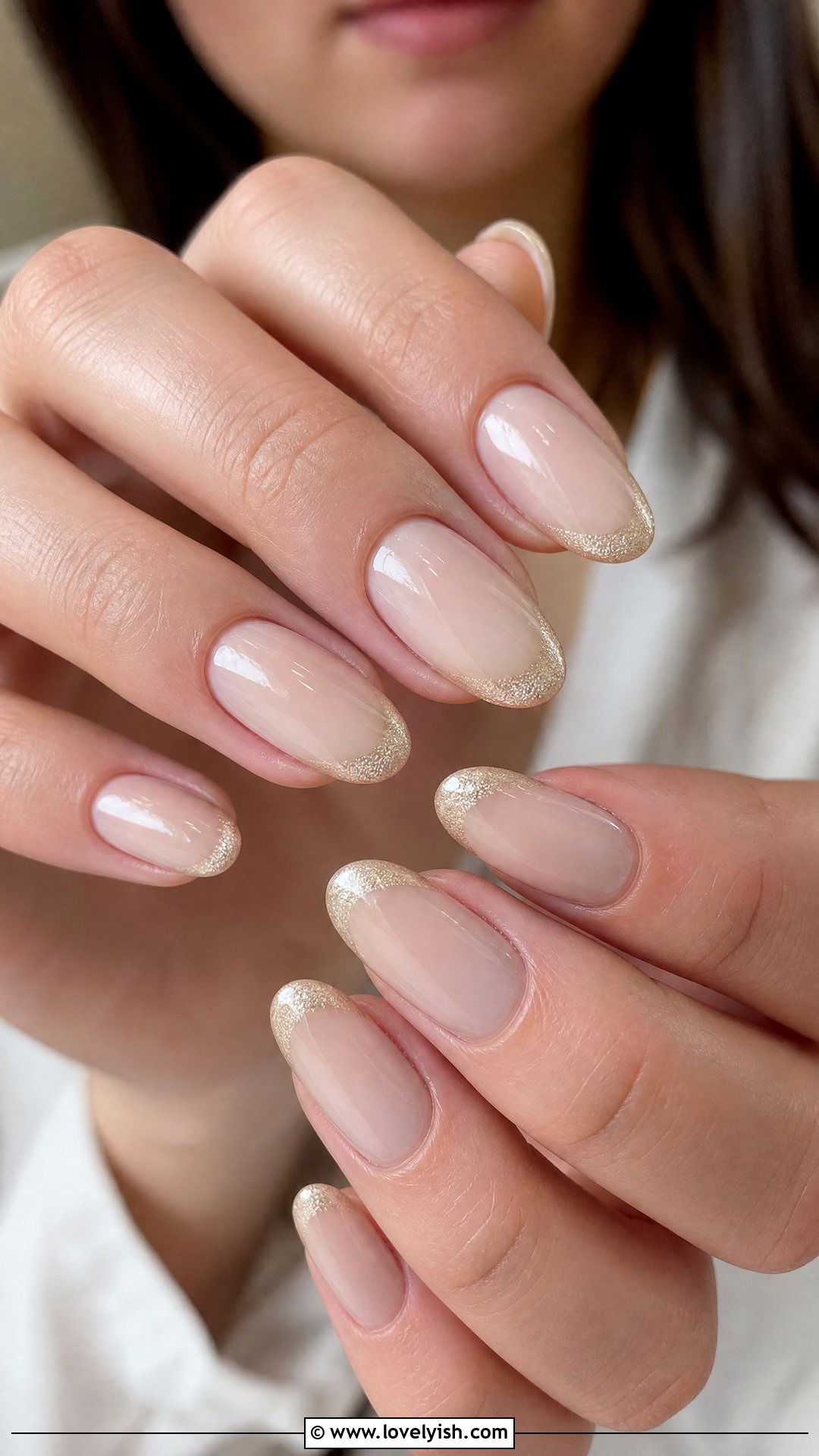 Champagne French Tips - 50 minimalist french tips - 50 minimalist french tips