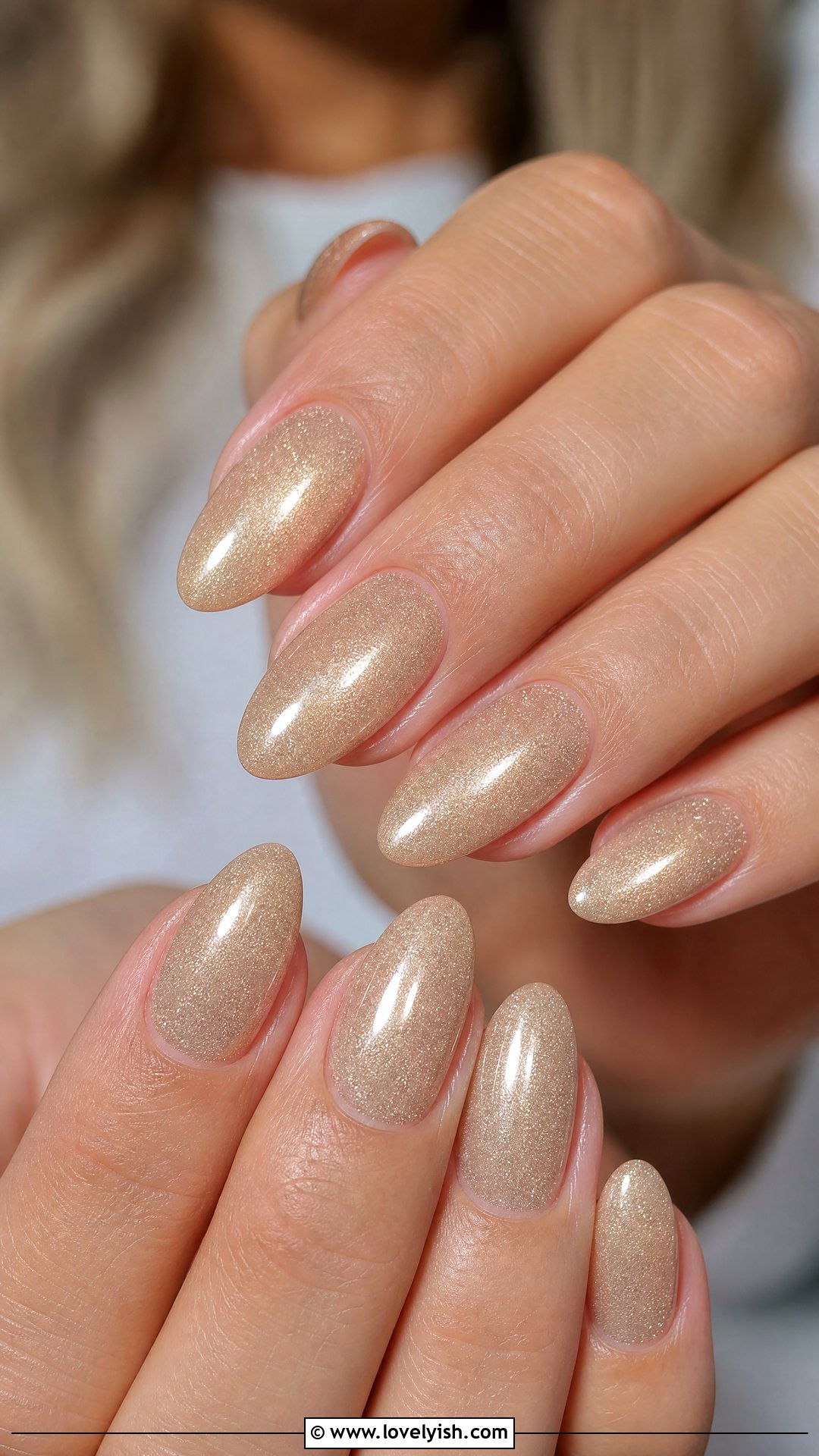 Champagne Shimmer Nails - 39 nail ideas 2026 - 39 nail ideas 2026