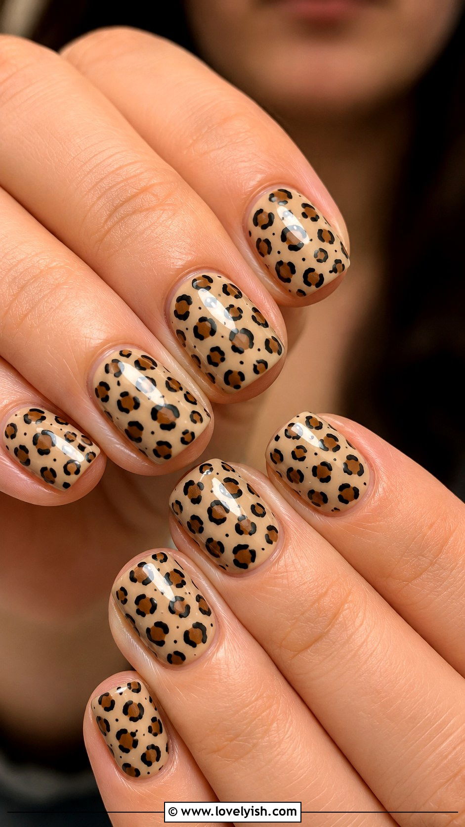 Cheetah Print Short Nails - 25 short nails design ideas - 25 short nails design ideas