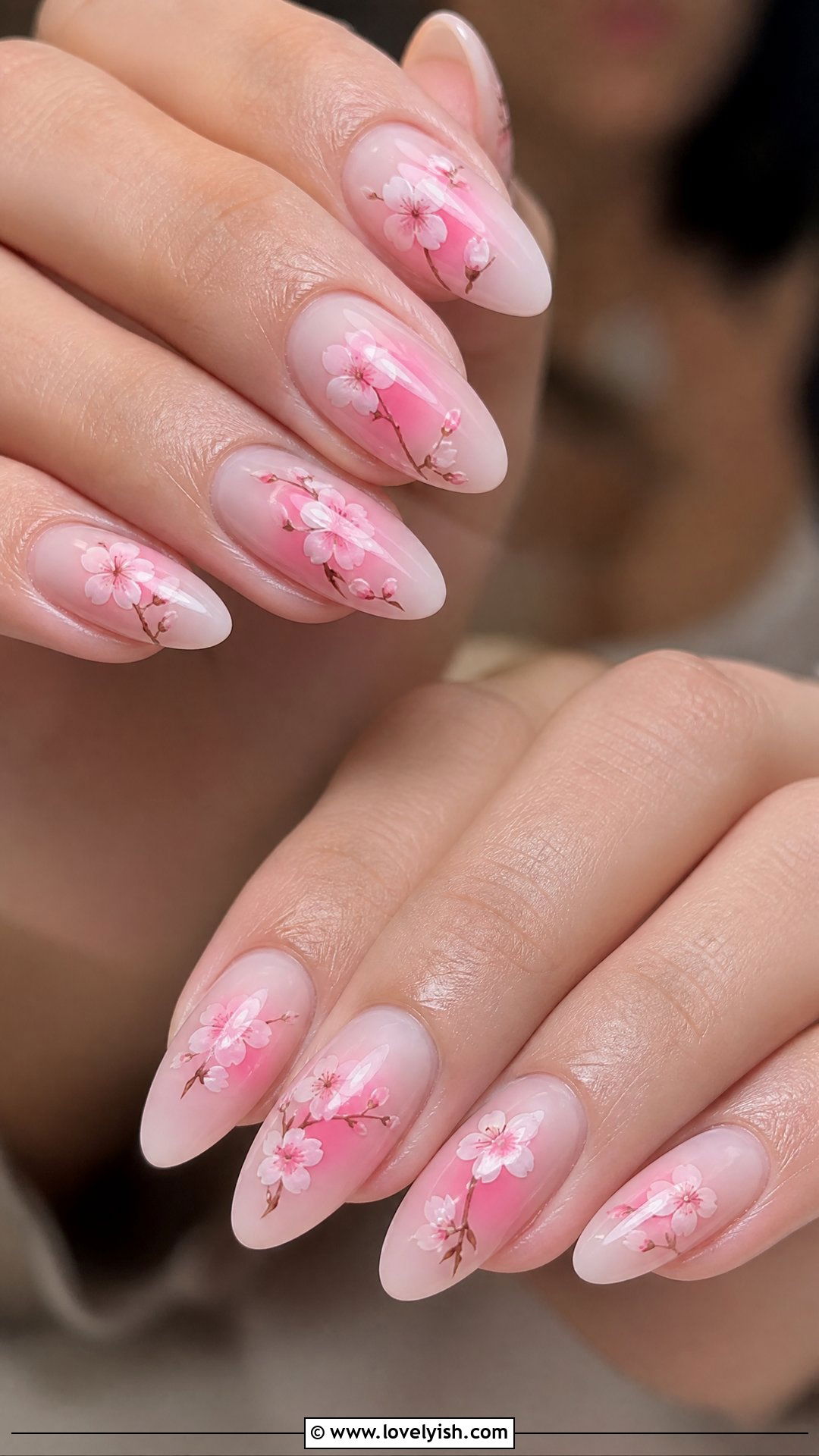 Cherry Blossom Aura Nails - 50 cherry blossom nails - 50 cherry blossom nails