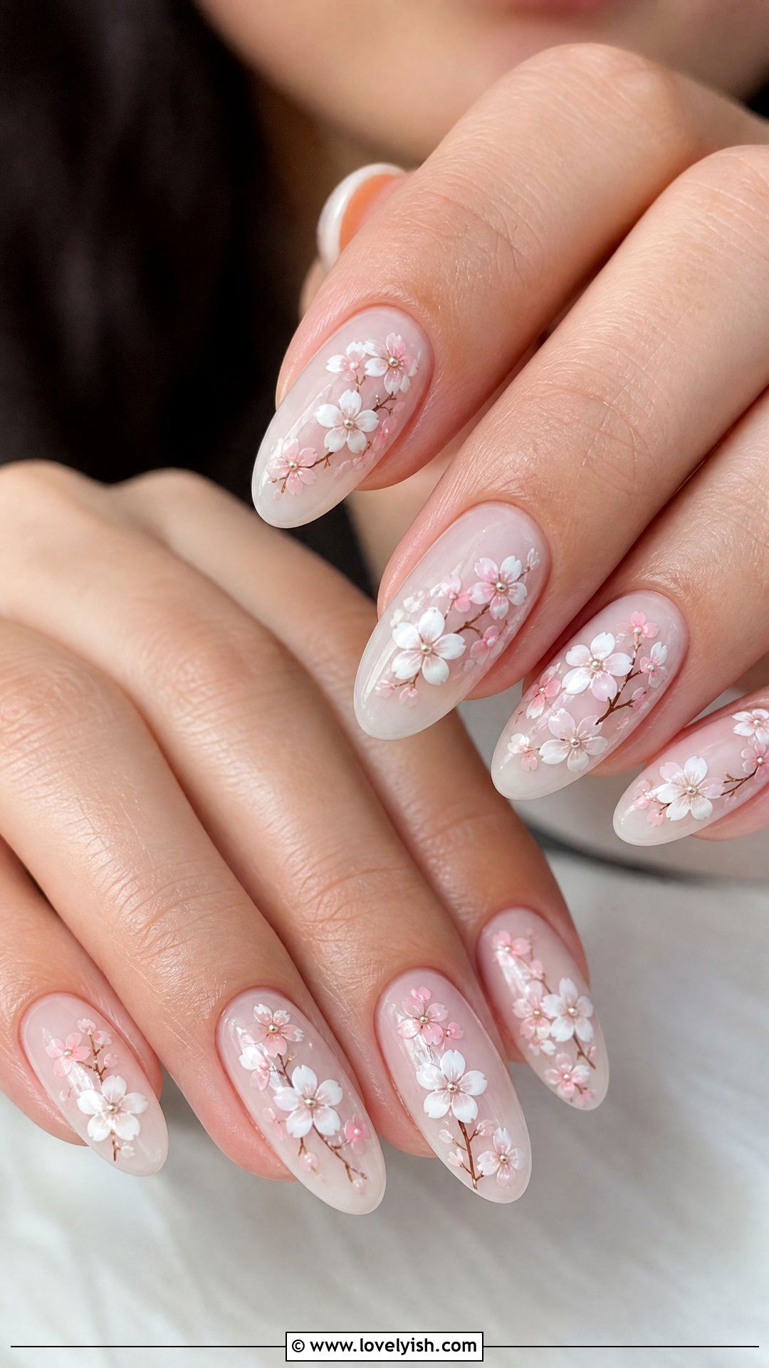 Cherry Blossom Wedding Nails - 50 cherry blossom nails - 50 cherry blossom nails