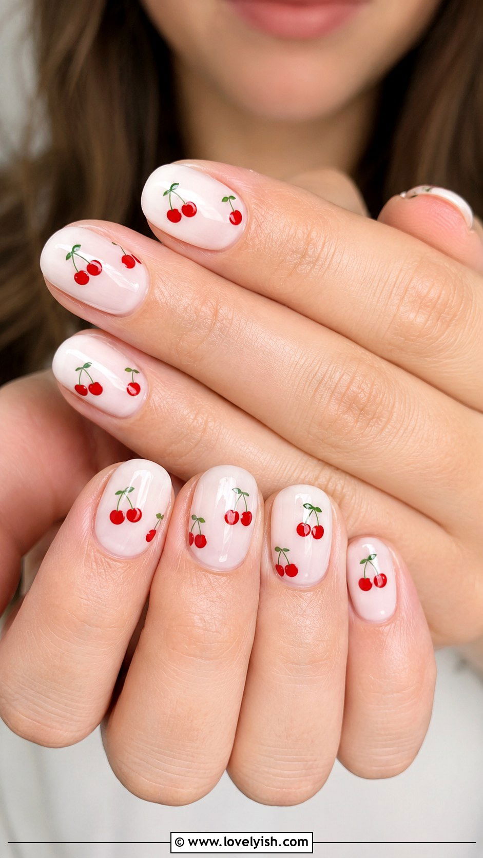 Cherry Coded Nail Art - 25 cool nail art ideas - 25 cool nail art ideas