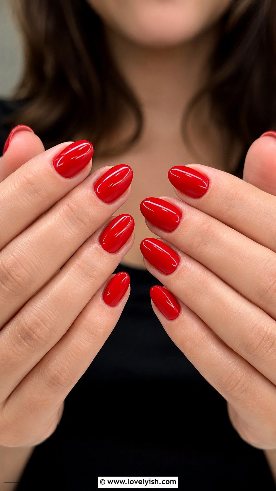 Cherry Red Dip Nails - 25 dip nail designs - 25 dip nail designs