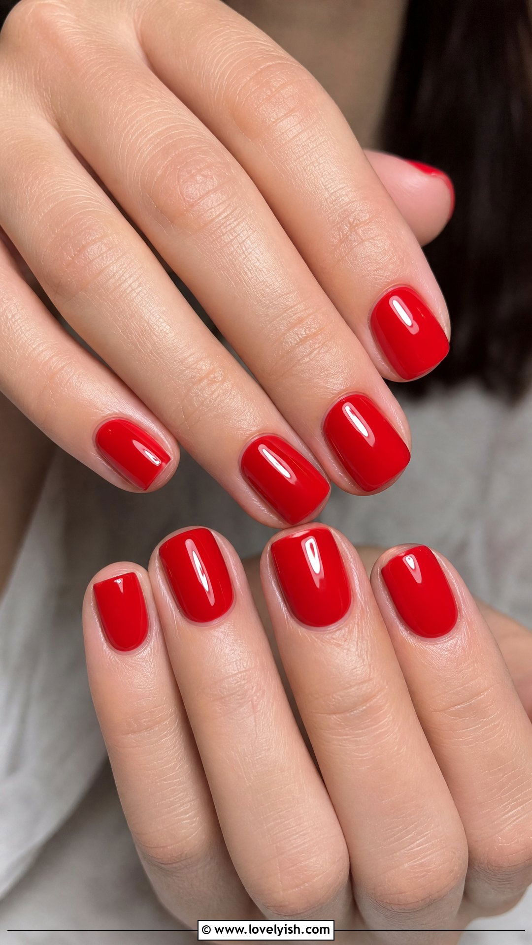 Cherry Red Dip Powder Nails - 50 dip powder nails - 50 dip powder nails