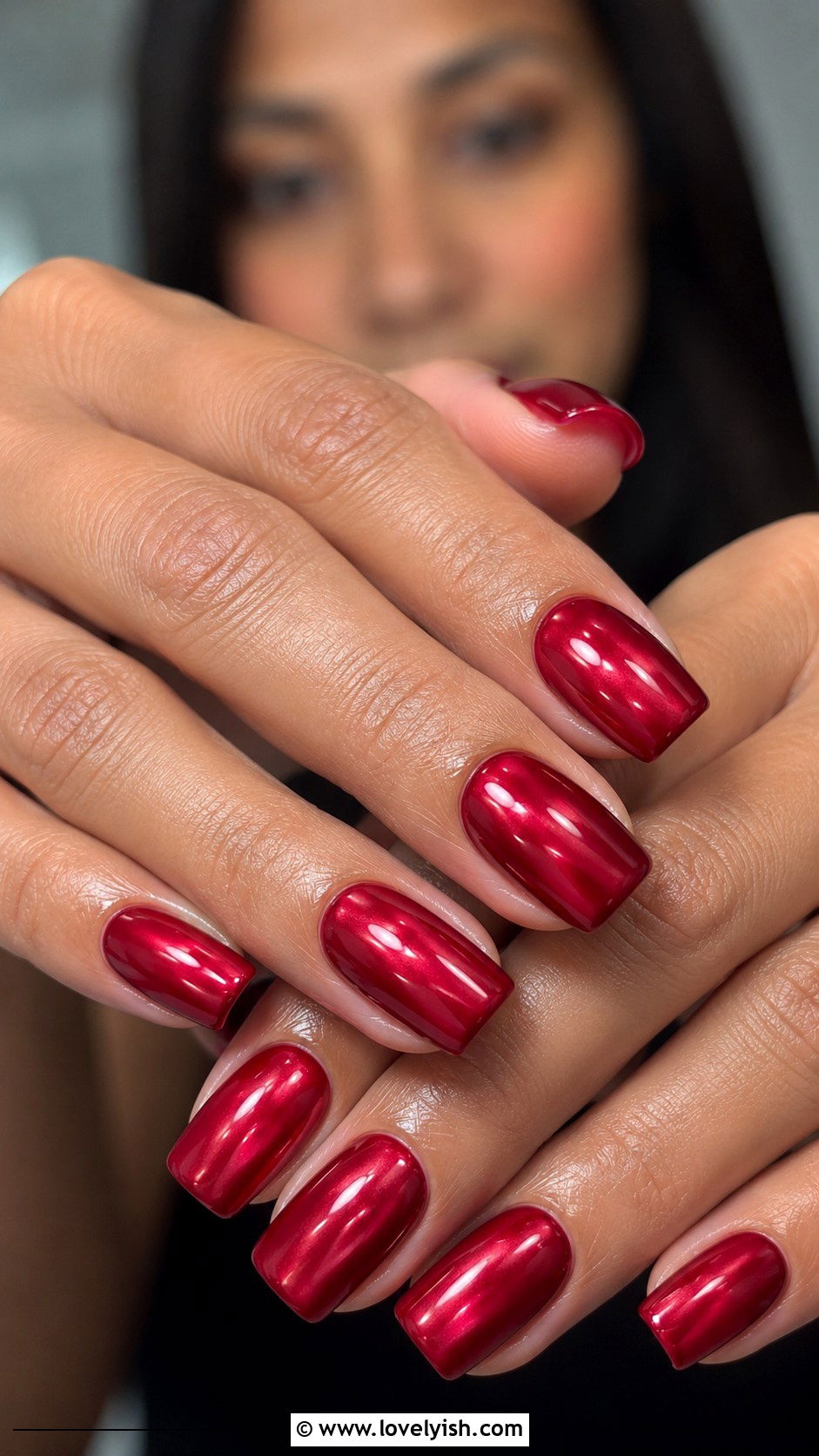 Cherry Red Glazed Donut Nails - 50 glazed donut nails - 50 glazed donut nails