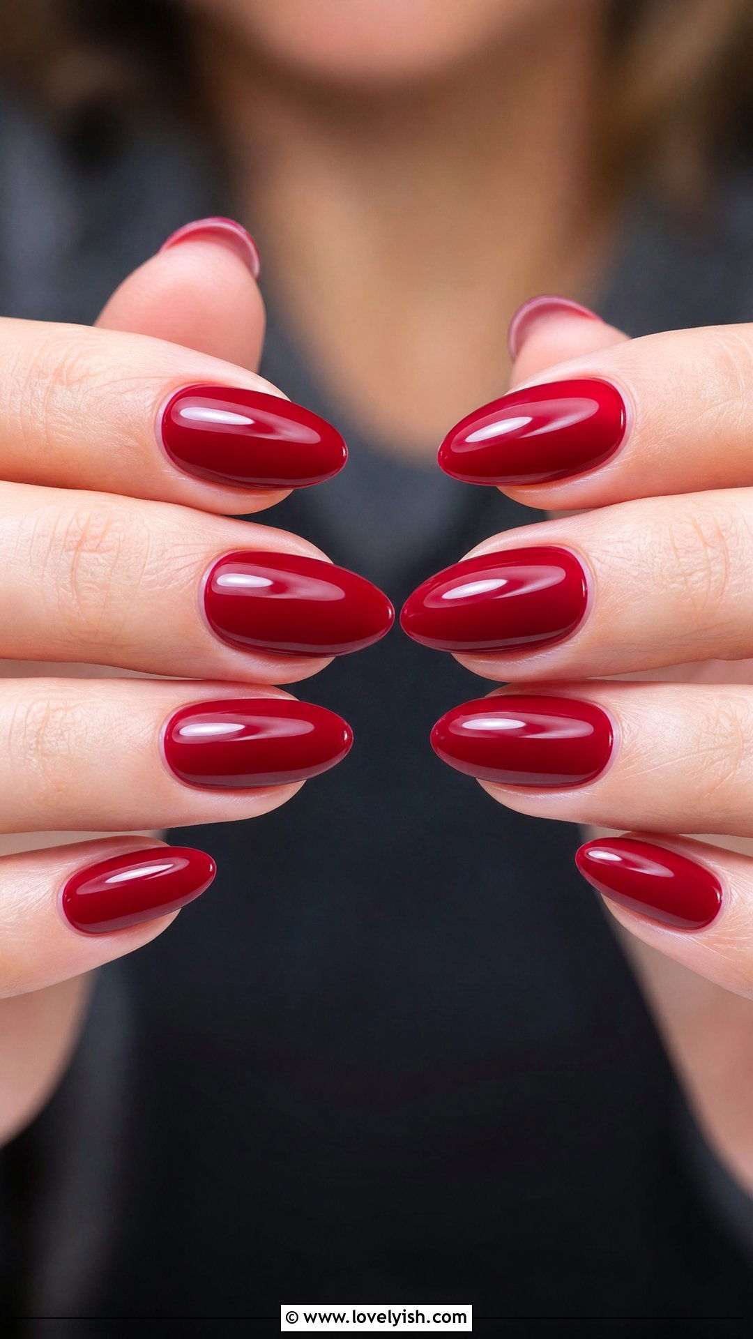 Cherry Red Nails - 50 popular nail designs - 50 popular nail designs