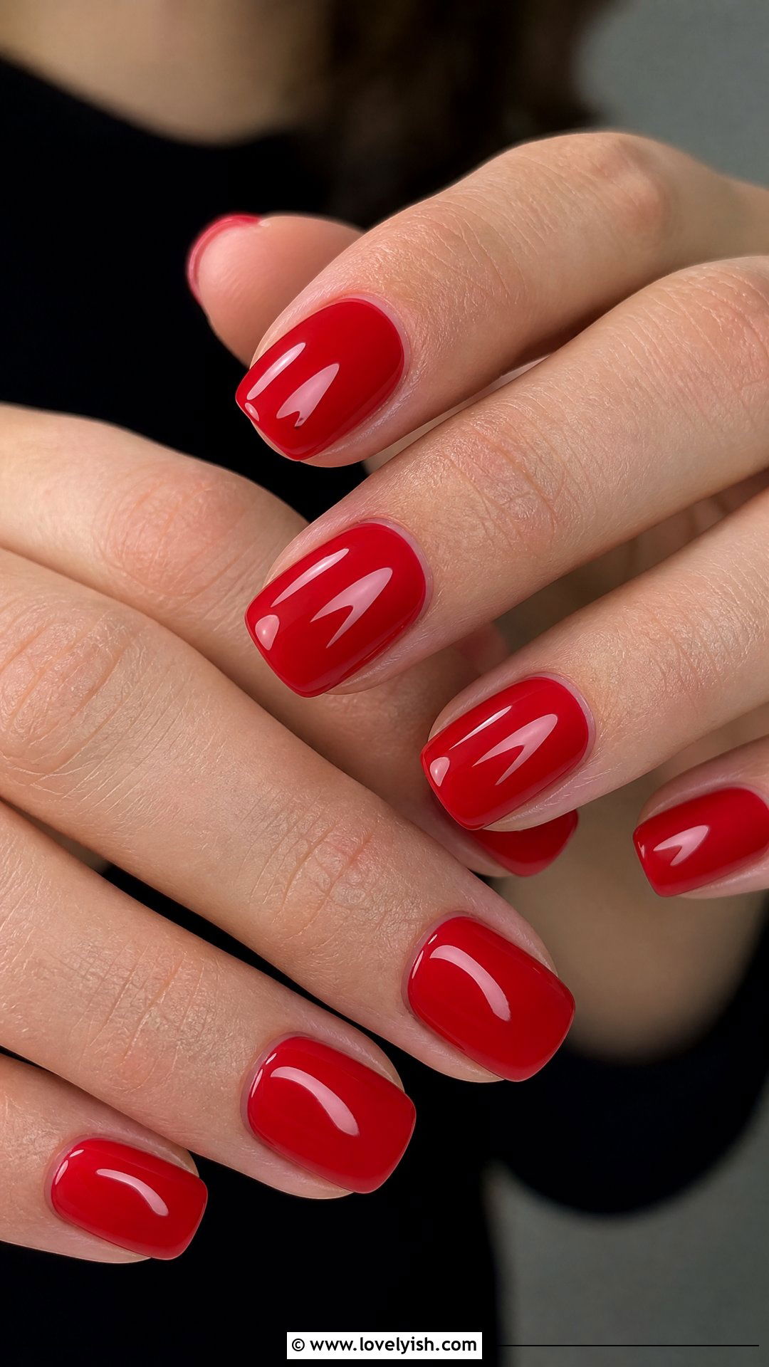 Cherry Red Spring Nails - 50 classy spring nail designs - 50 classy spring nail designs