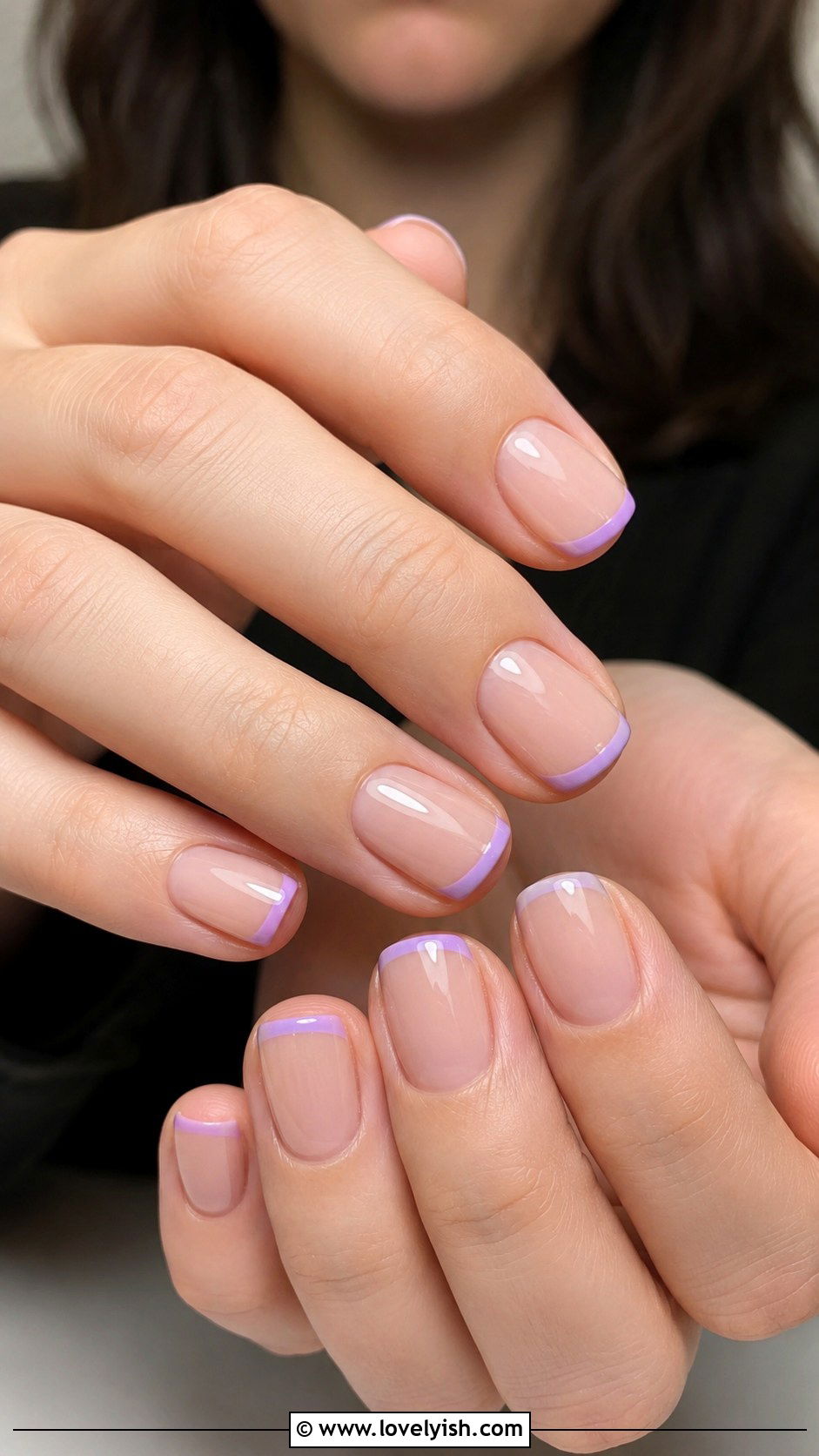 Chocolate Brown Short Square Nails - 25 short square nail designs - 25 short square nail designs