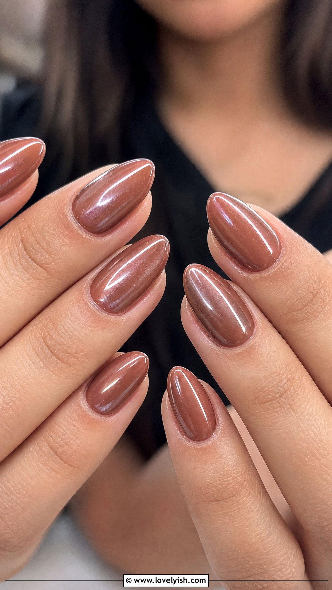 Chocolate Mocha Glazed Nails - 36 nails design 2026 - 36 nails design 2026