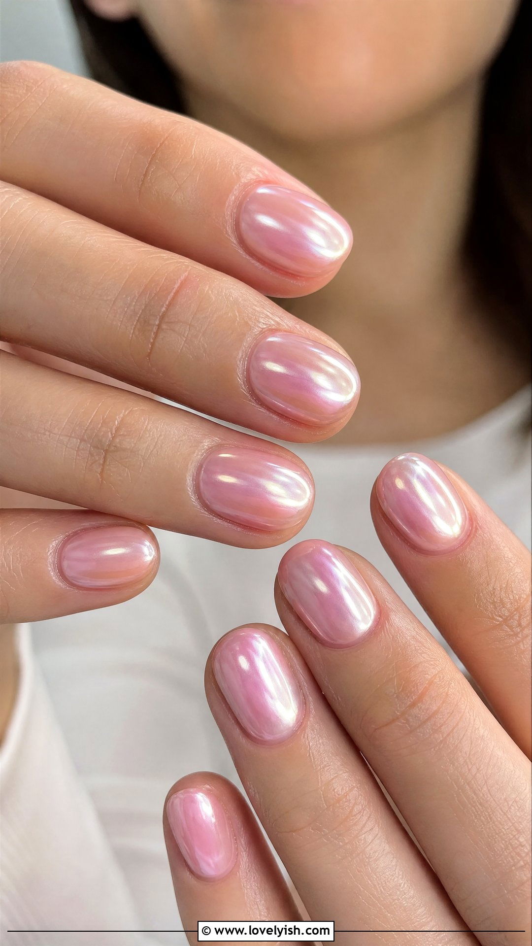 Chrome Glazed Donut Nails - 50 popular nail designs - 50 popular nail designs