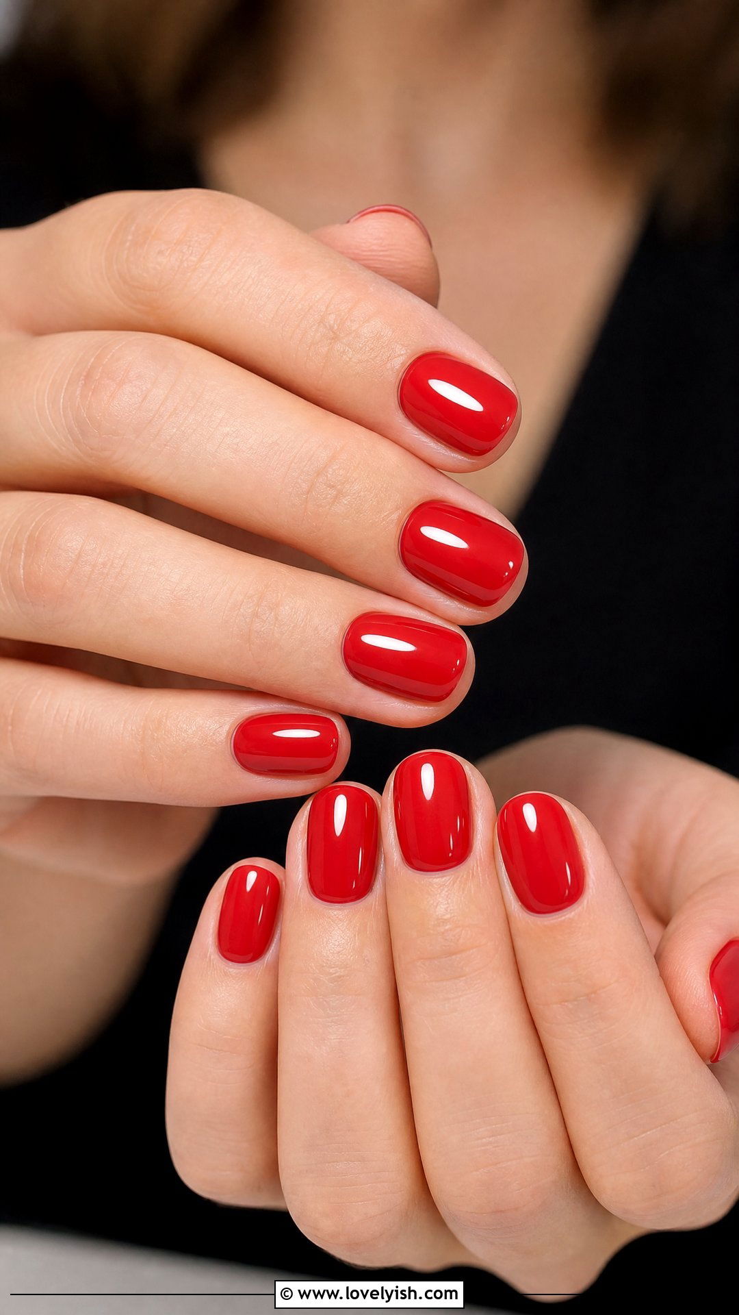 Classic Cherry Red Everyday Nails - 50 everyday nails - 50 everyday nails