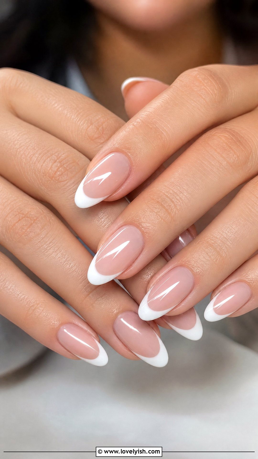 Classic French Tip Engagement Nails - 50 engagement nails - 50 engagement nails