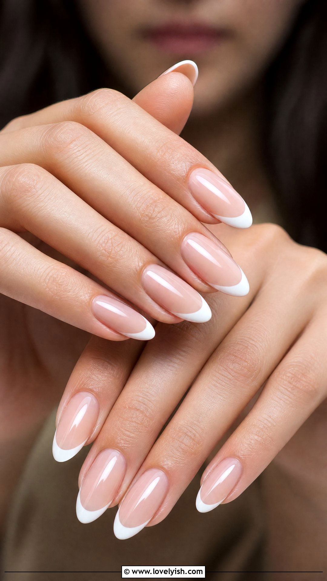 Classic French Tip Nails - 50 popular nail designs - 50 popular nail designs