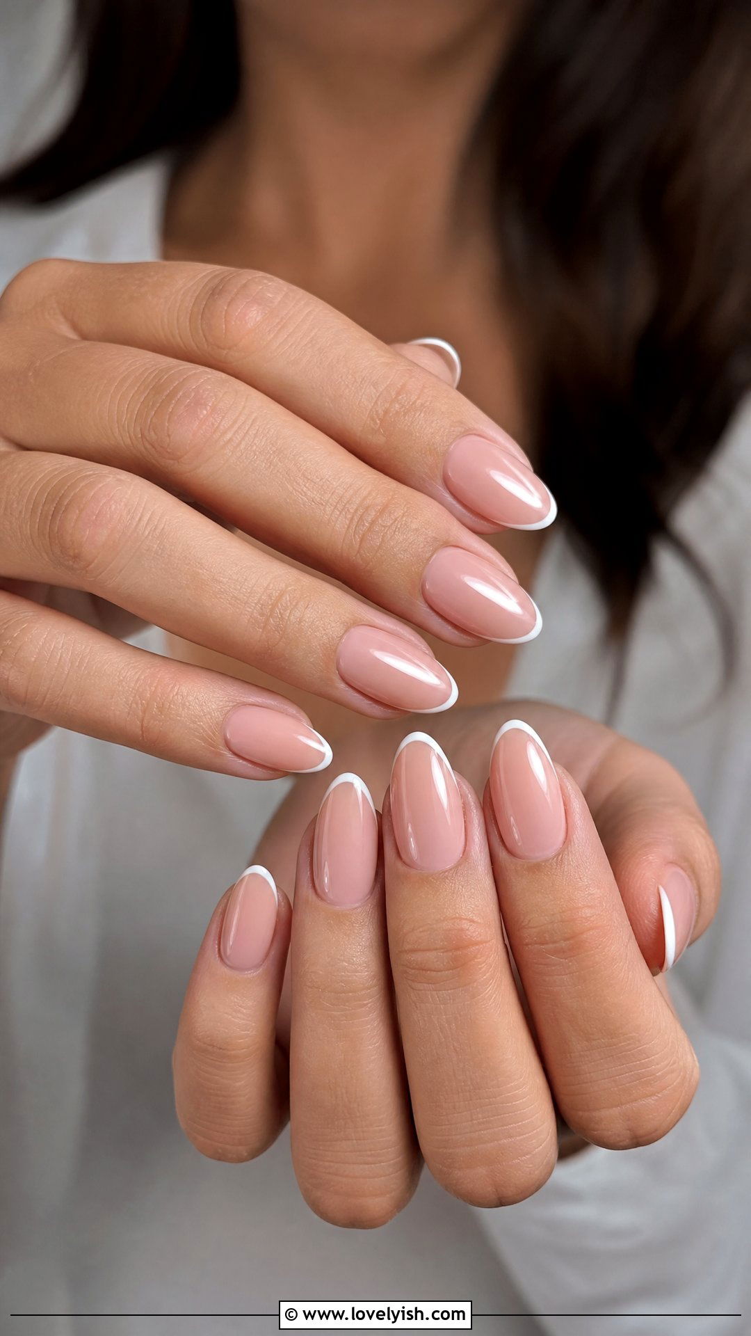 Classic Micro White French Tips - 50 minimalist french tips - 50 minimalist french tips