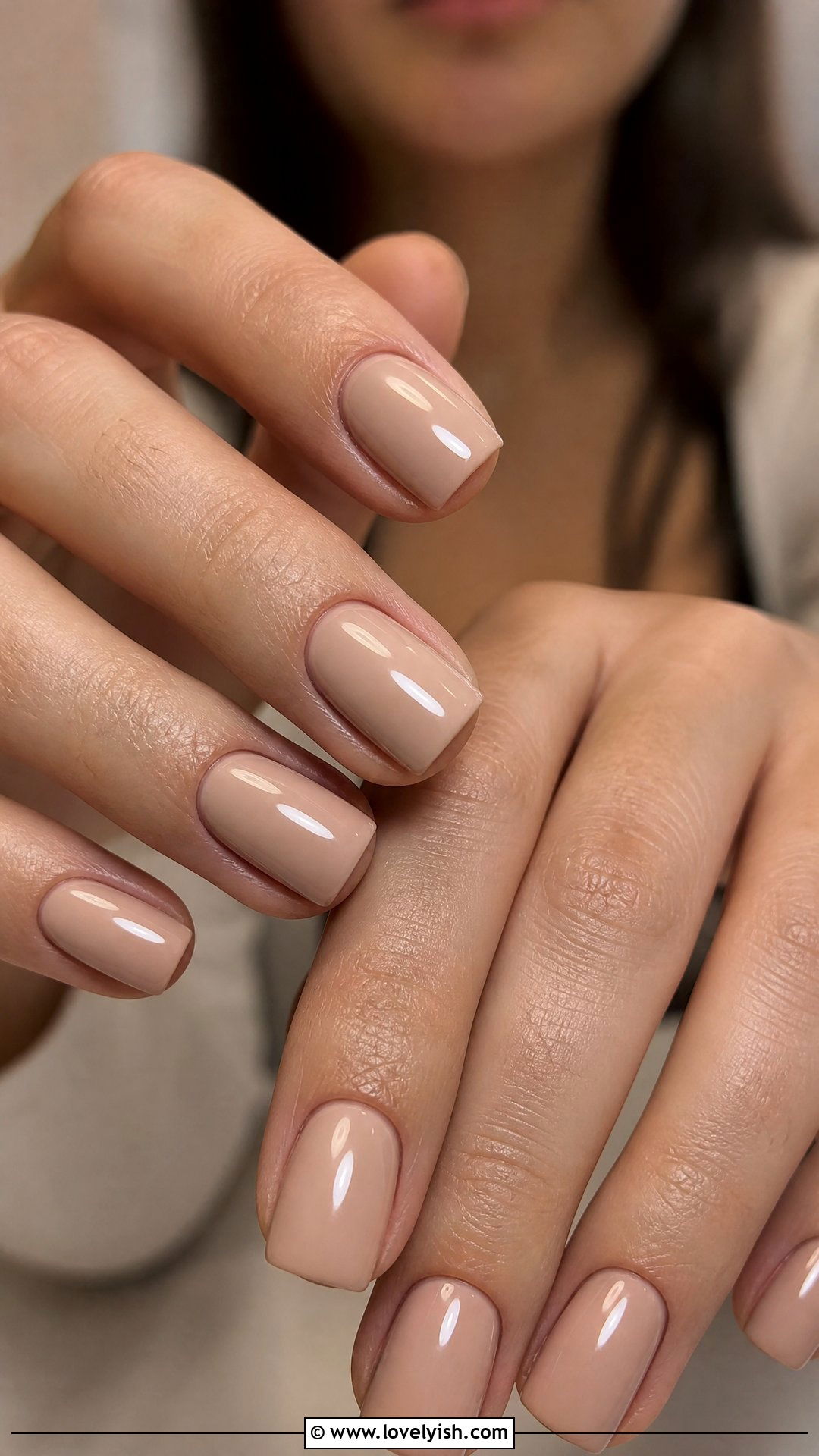 Classic Nude Short Square Nails - 50 work appropriate nails - 50 work appropriate nails