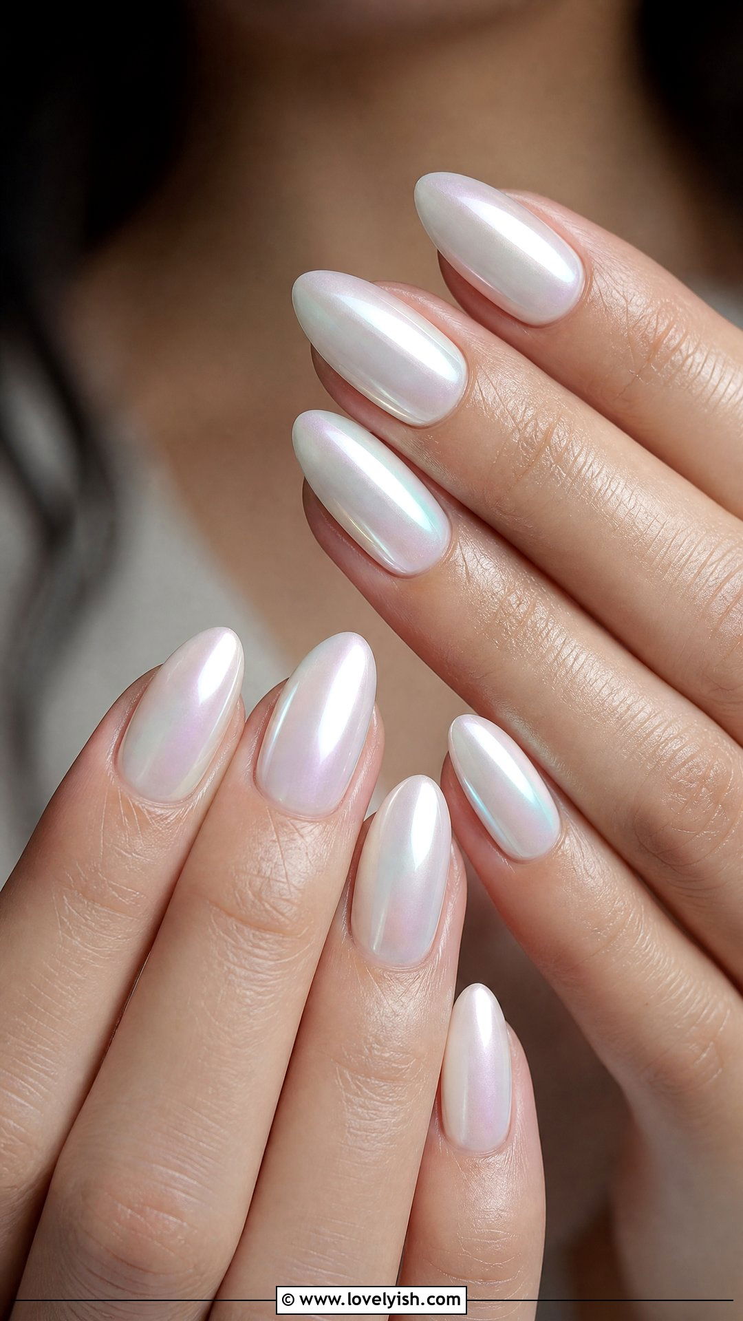 Classic Pearly White Glazed Donut Nails - 50 glazed donut nails - 50 glazed donut nails