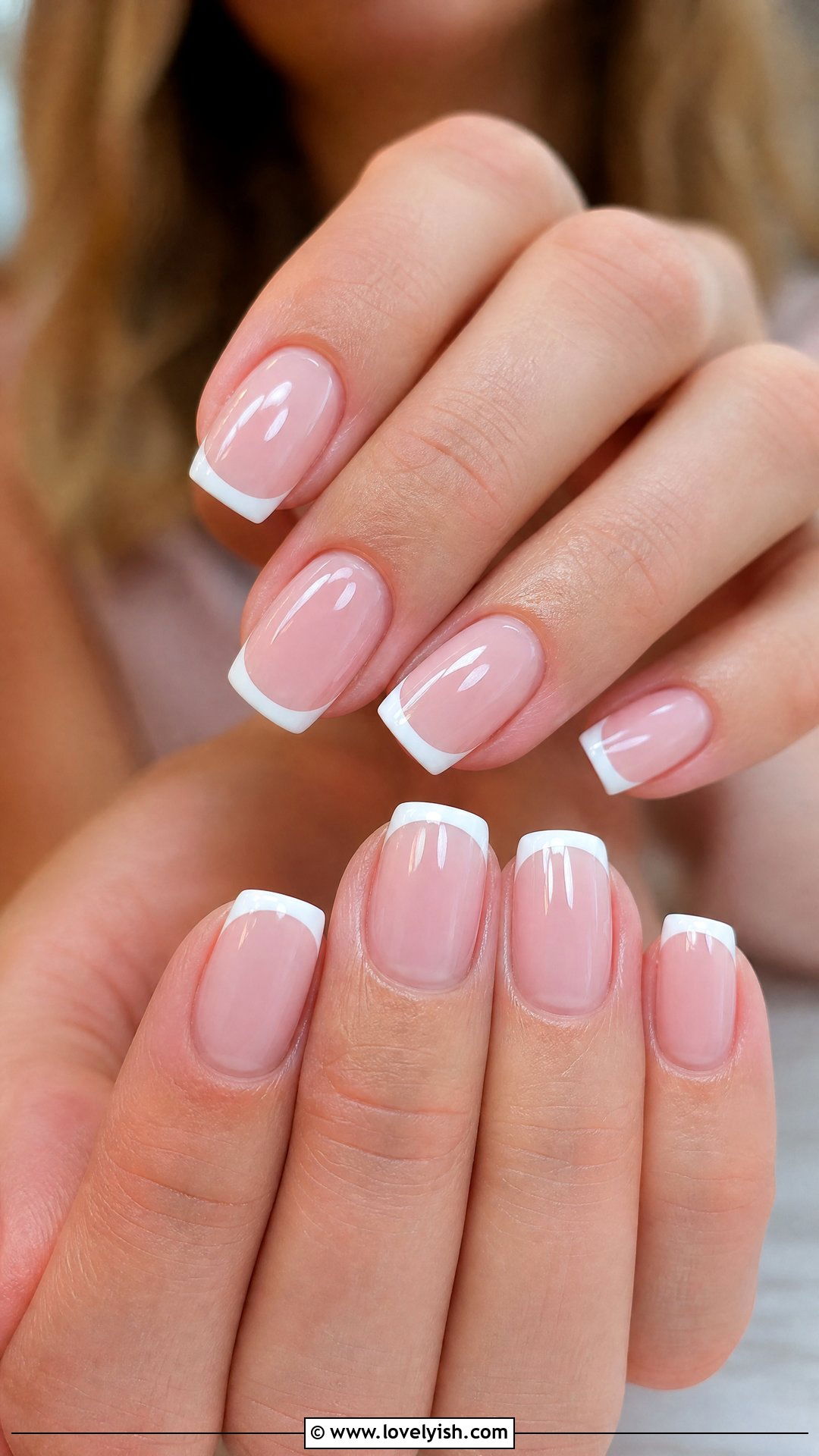Classic Pink French Manicure - 50 pictures of nail designs - 50 pictures of nail designs