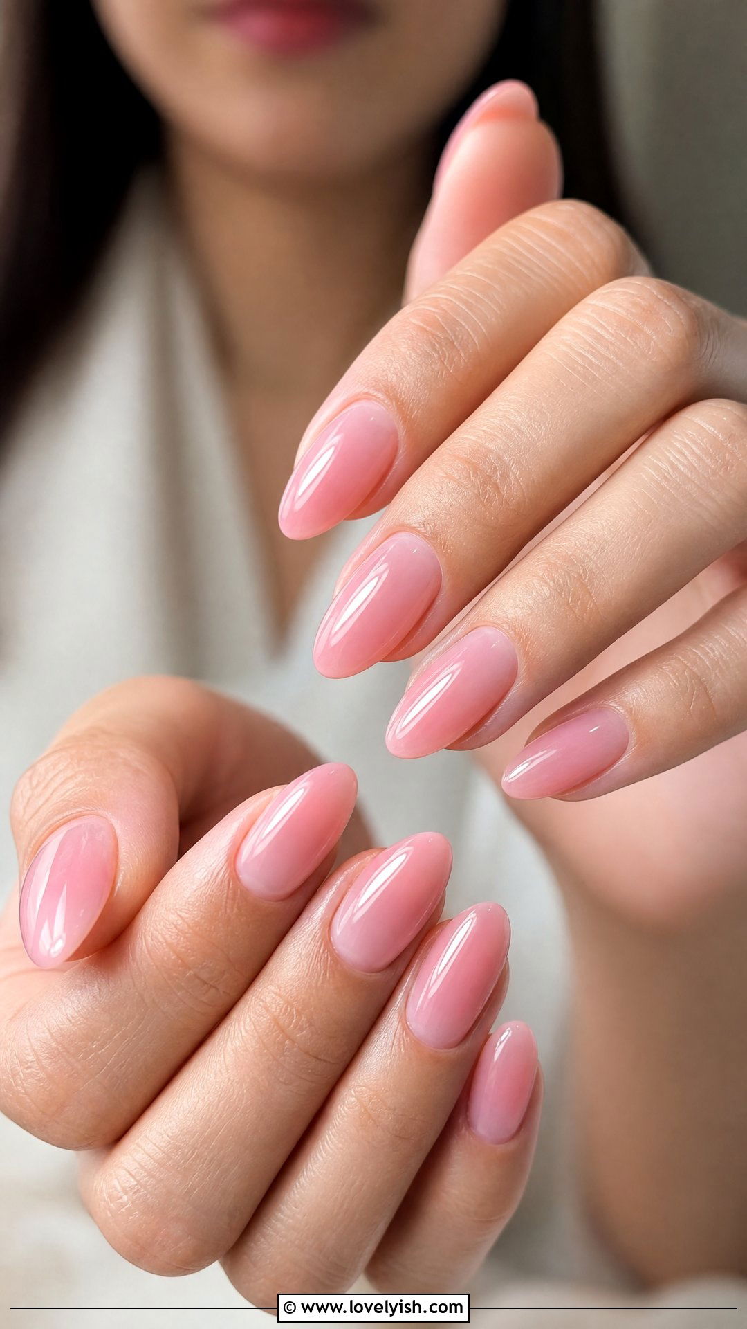 Classic Sheer Jelly Pink Nails - 50 jelly pink nails - 50 jelly pink nails