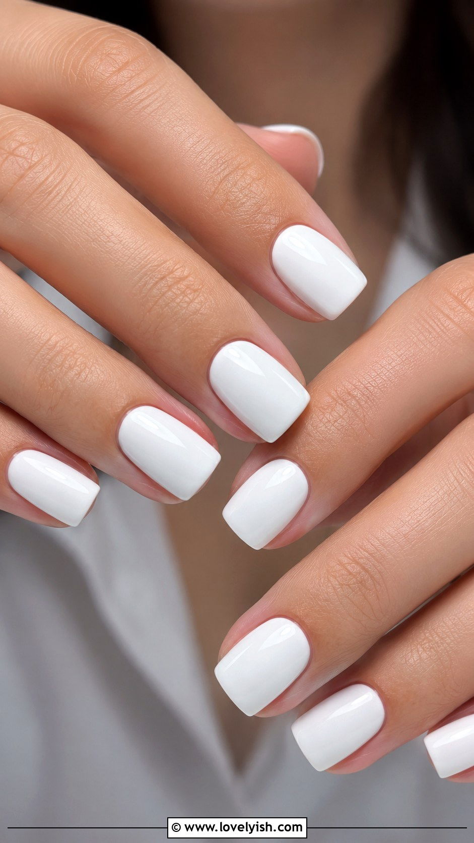 Classic Solid White Nails - 50 white nails - 50 white nails