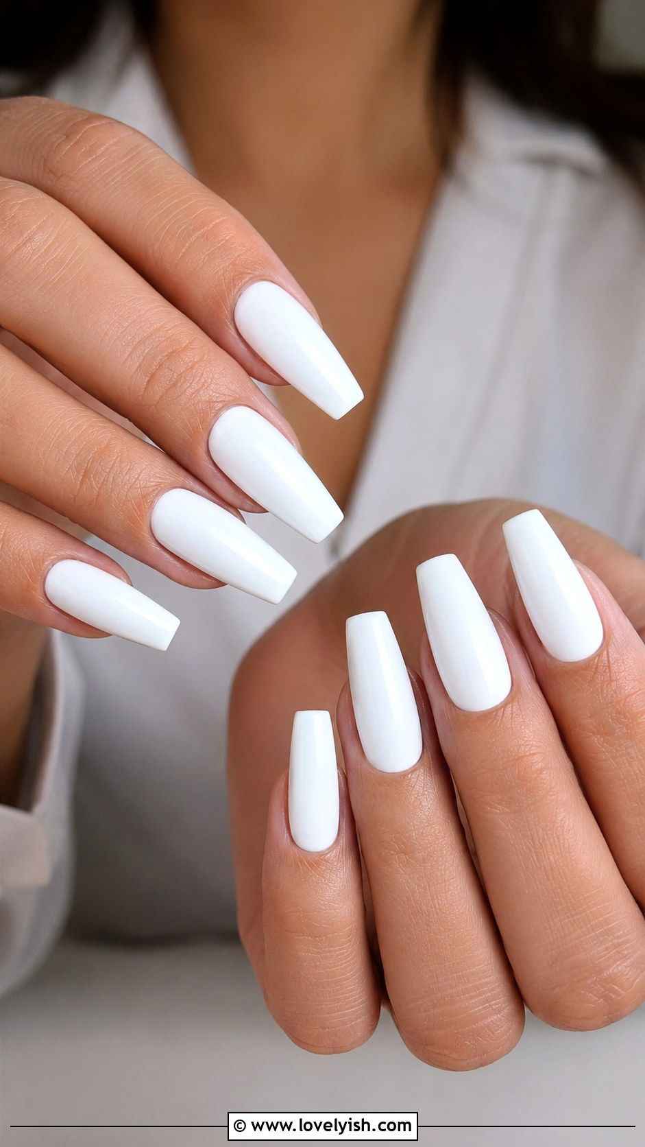 Classic White Bridal Nails - 25 wedding nails for bride - 25 wedding nails for bride