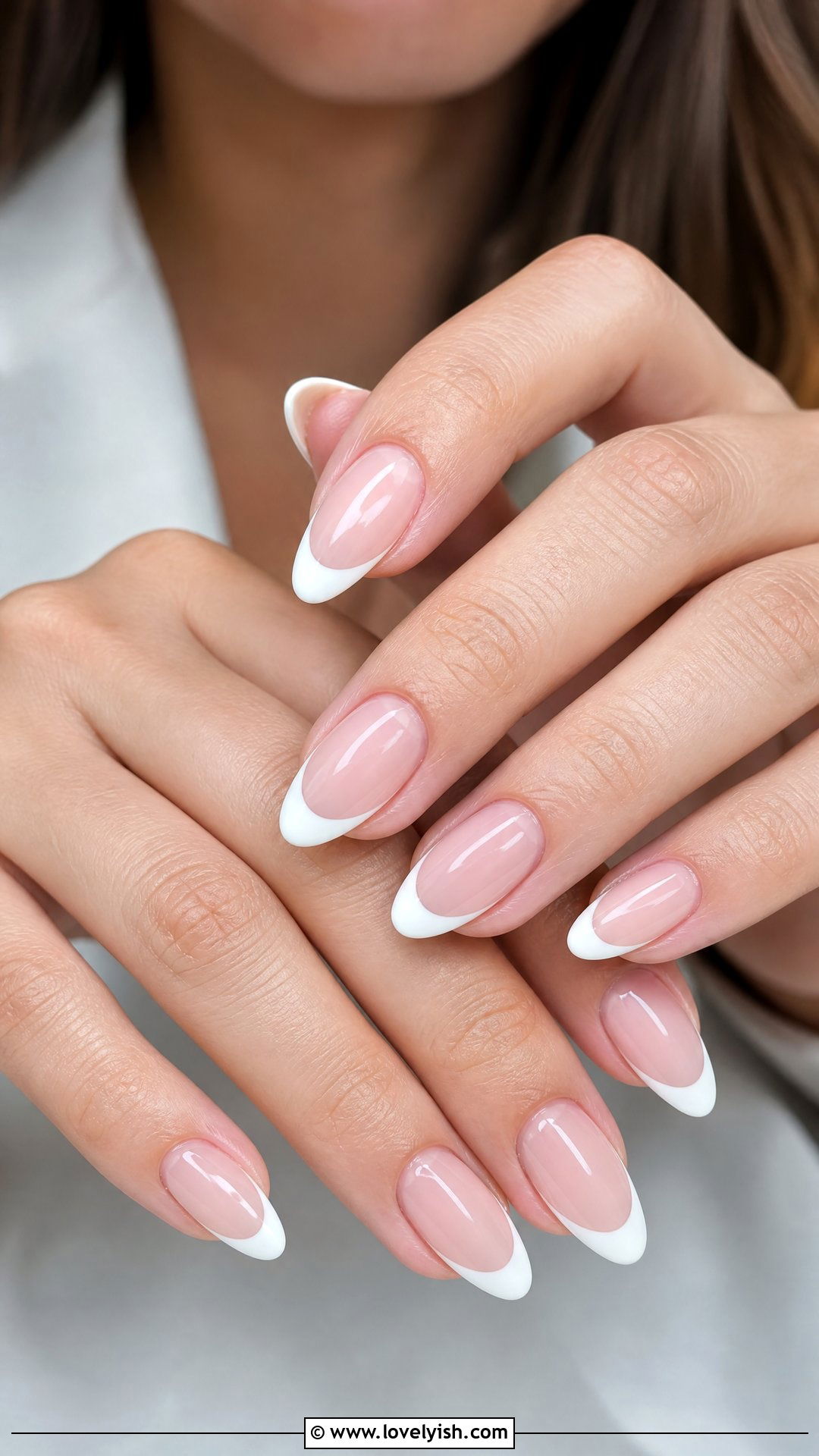 Classic White French Tip Gel X Nails - 50 gel x nails - 50 gel x nails