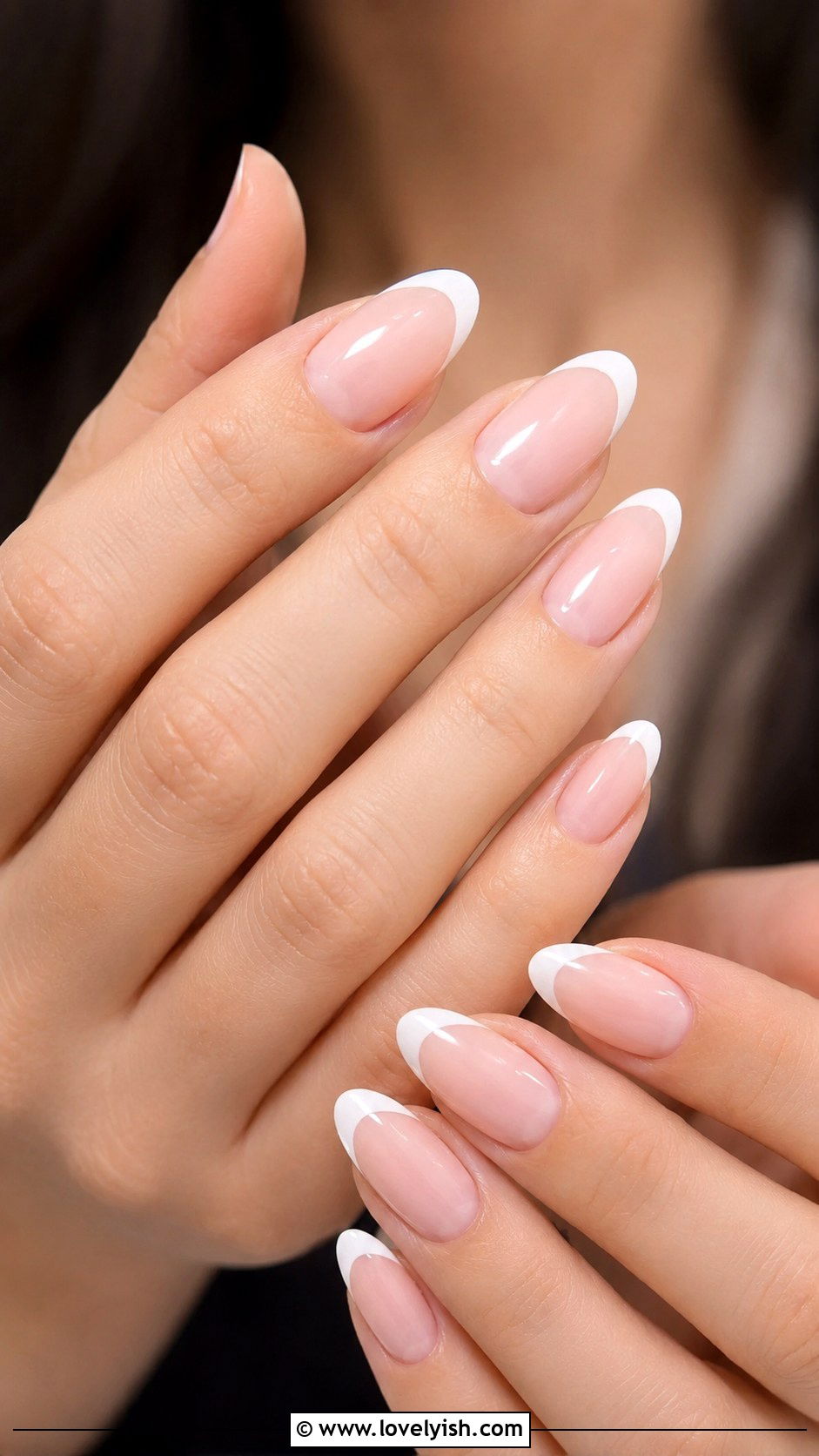 Classic White French Tip Nails - 42 french nail designs - 42 french nail designs
