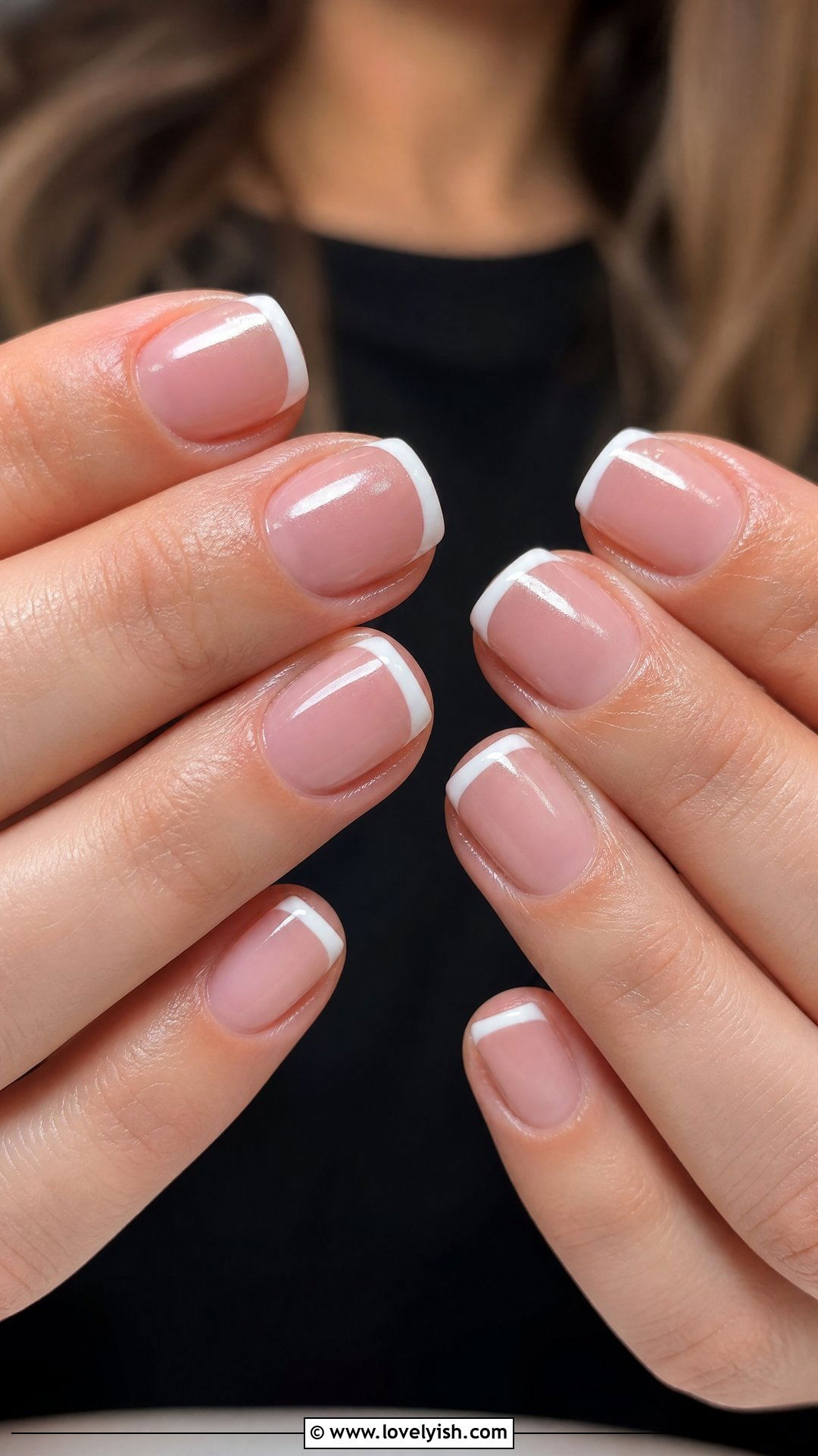 Classic White French Tip Nails - 46 easy nail designs - 46 easy nail designs