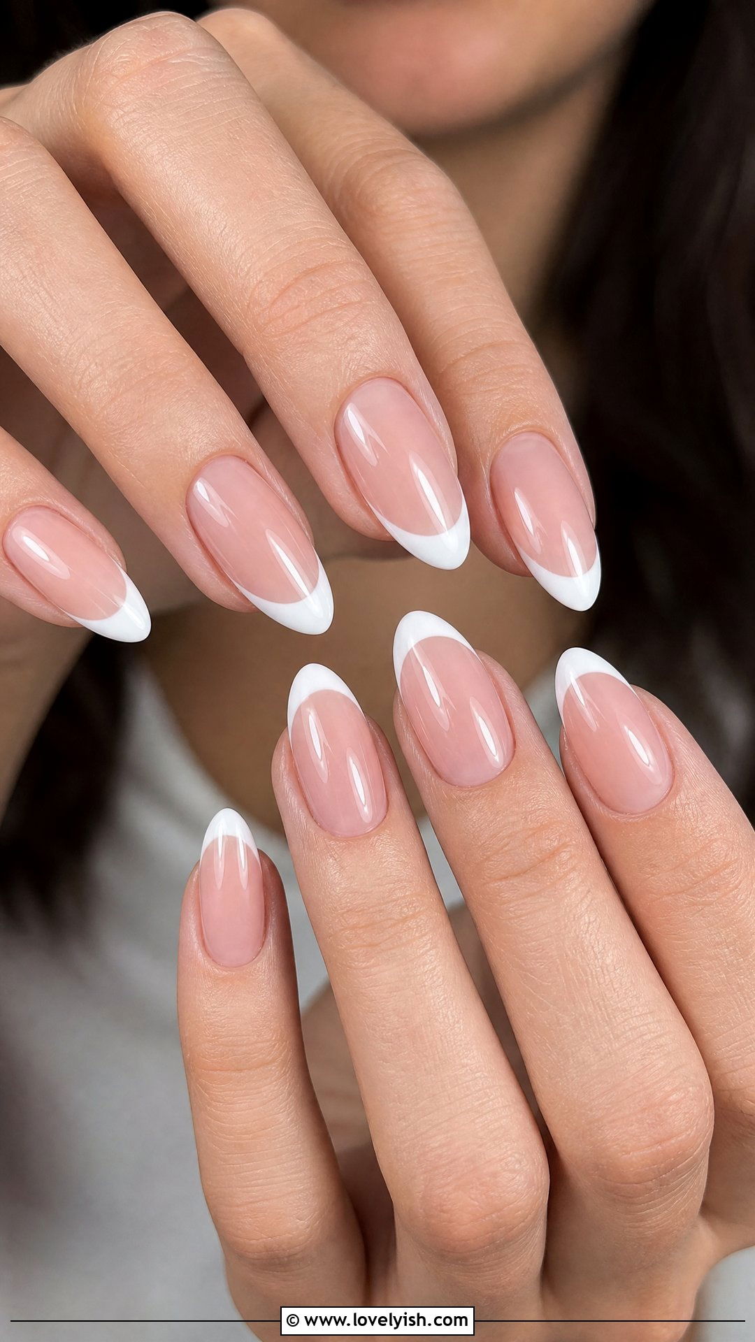 Classic White French Tip Nails - 50 classic nail designs - 50 classic nail designs