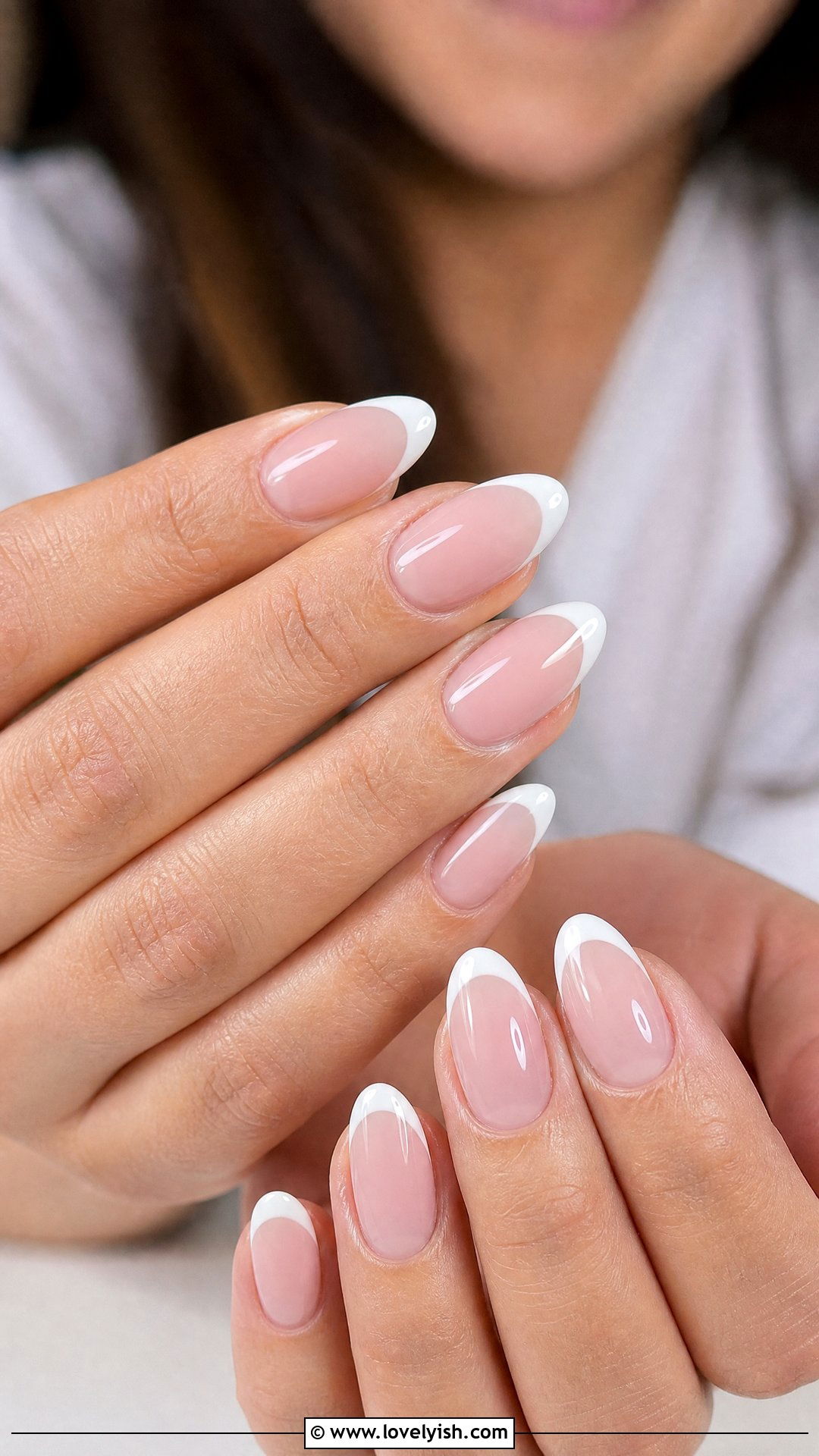 Classic White French Tip Prom Nails - 25 prom nail ideas - 25 prom nail ideas